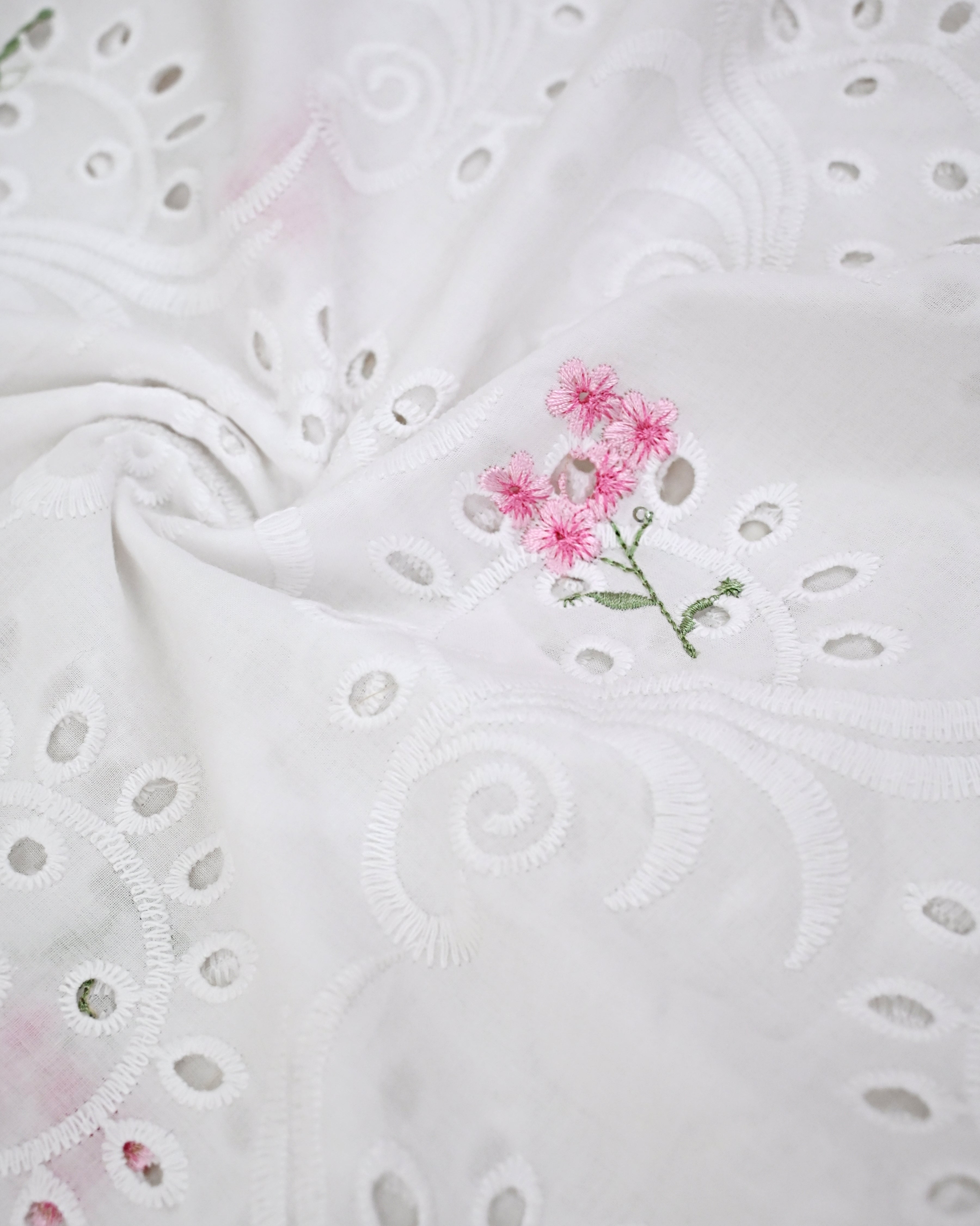 White Hakoba Rida With Smart Lacing Smart Panel & All Over Floral Booties