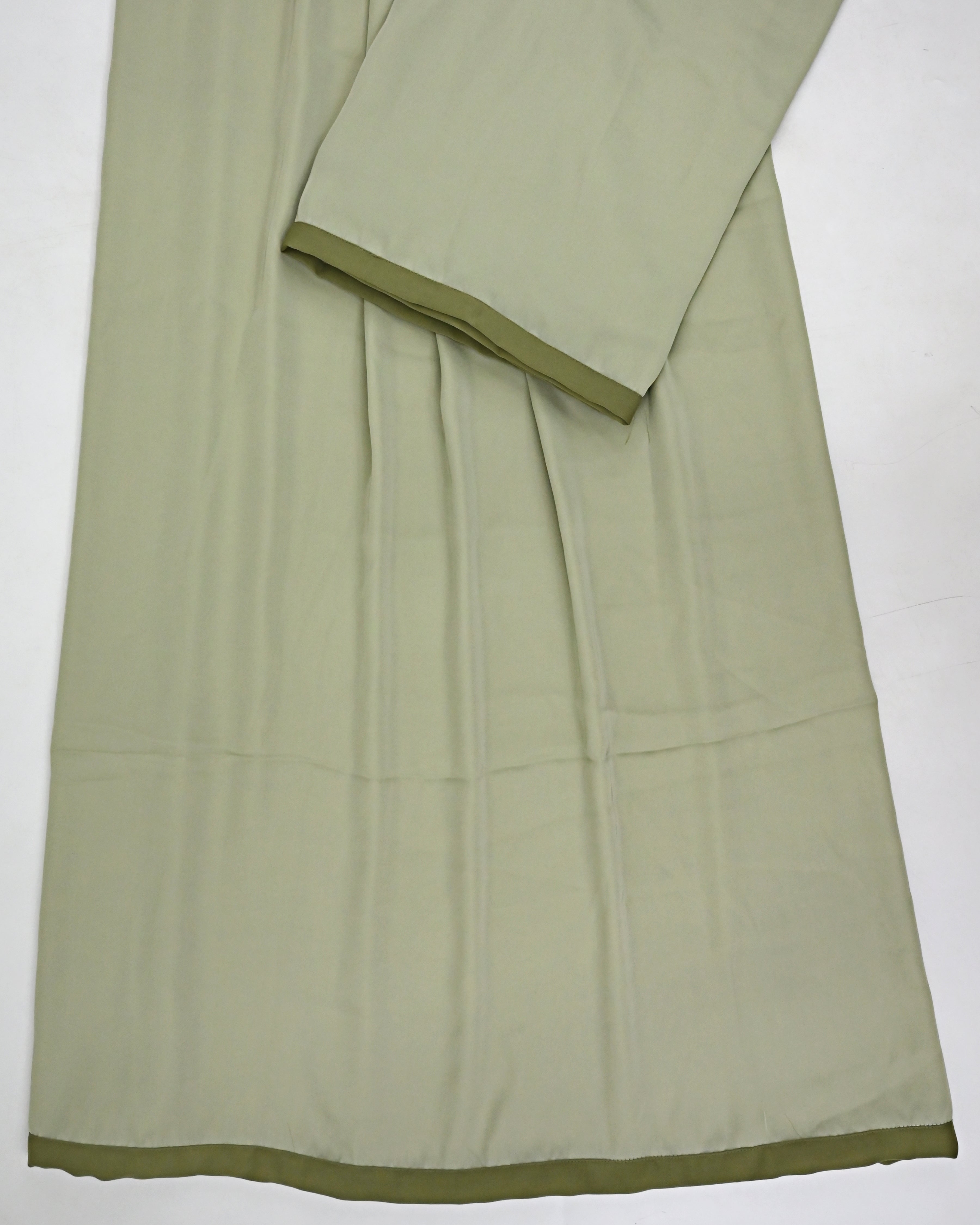 Sage Green Abaya Ohbat Rida With Smart Chatni Green Patti