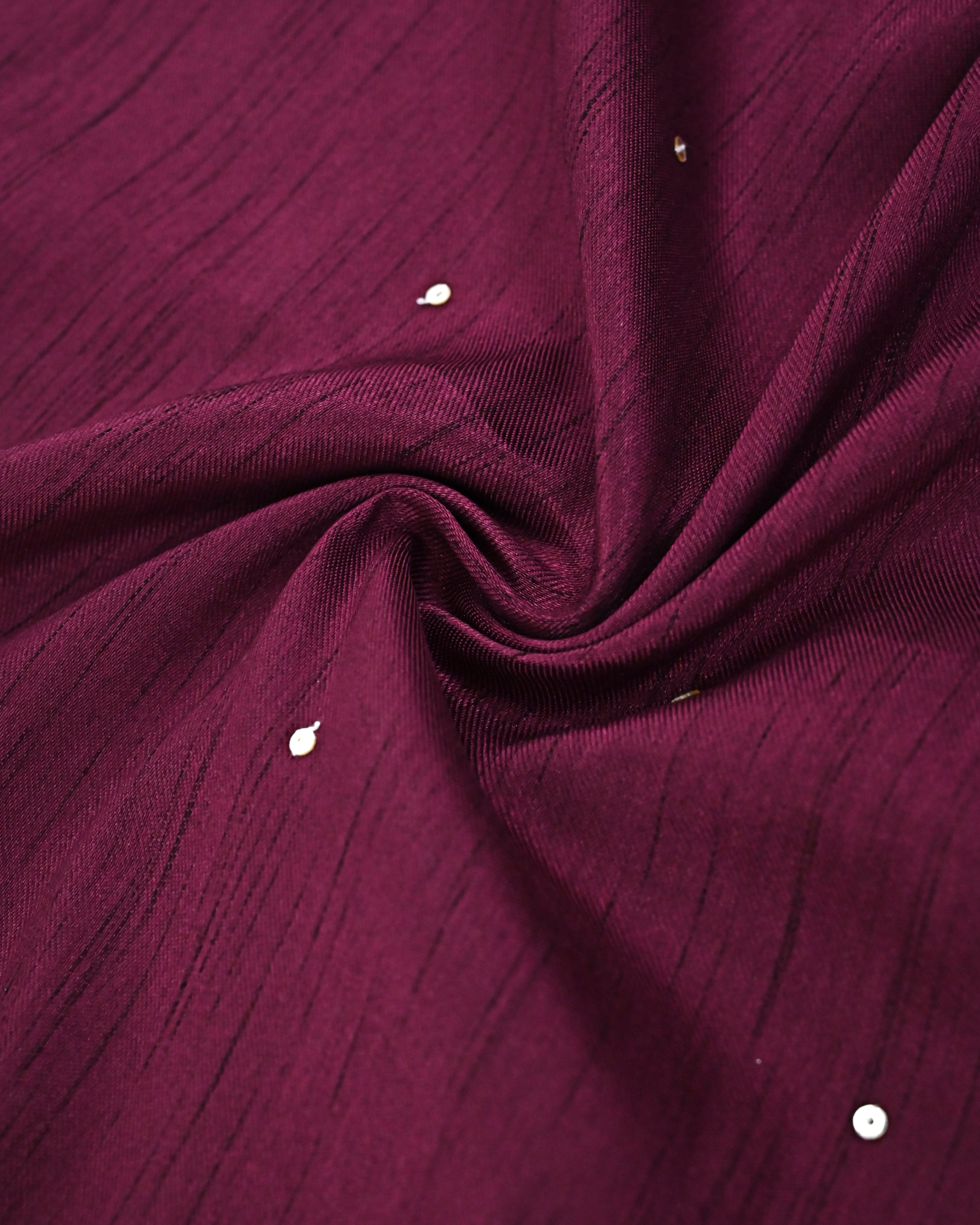 Burgundy Bridal Rida With Heavy Floral Aari Work & Heavy Lace
