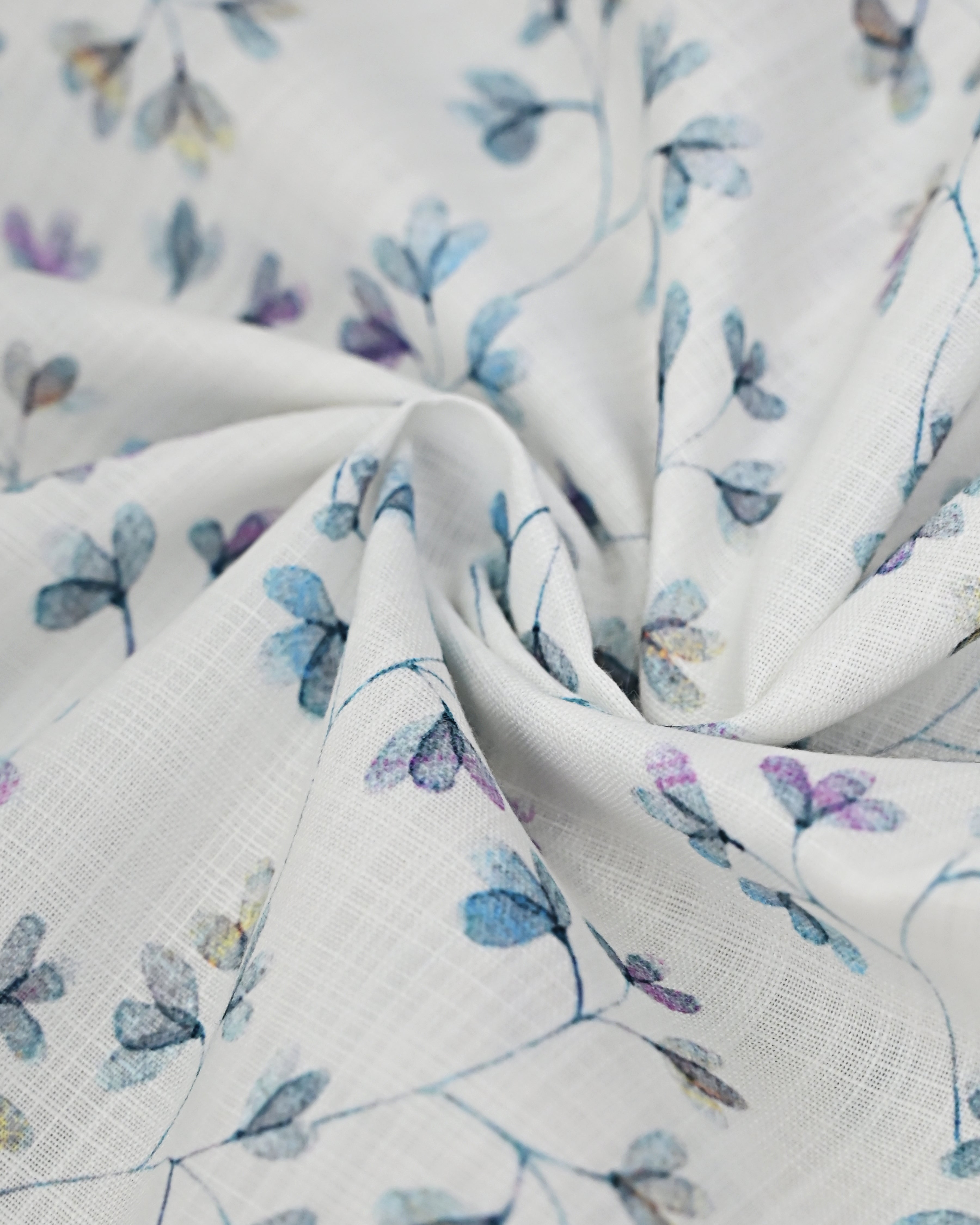 White Base Floral Printed Rida With Smart Lacing & Panel