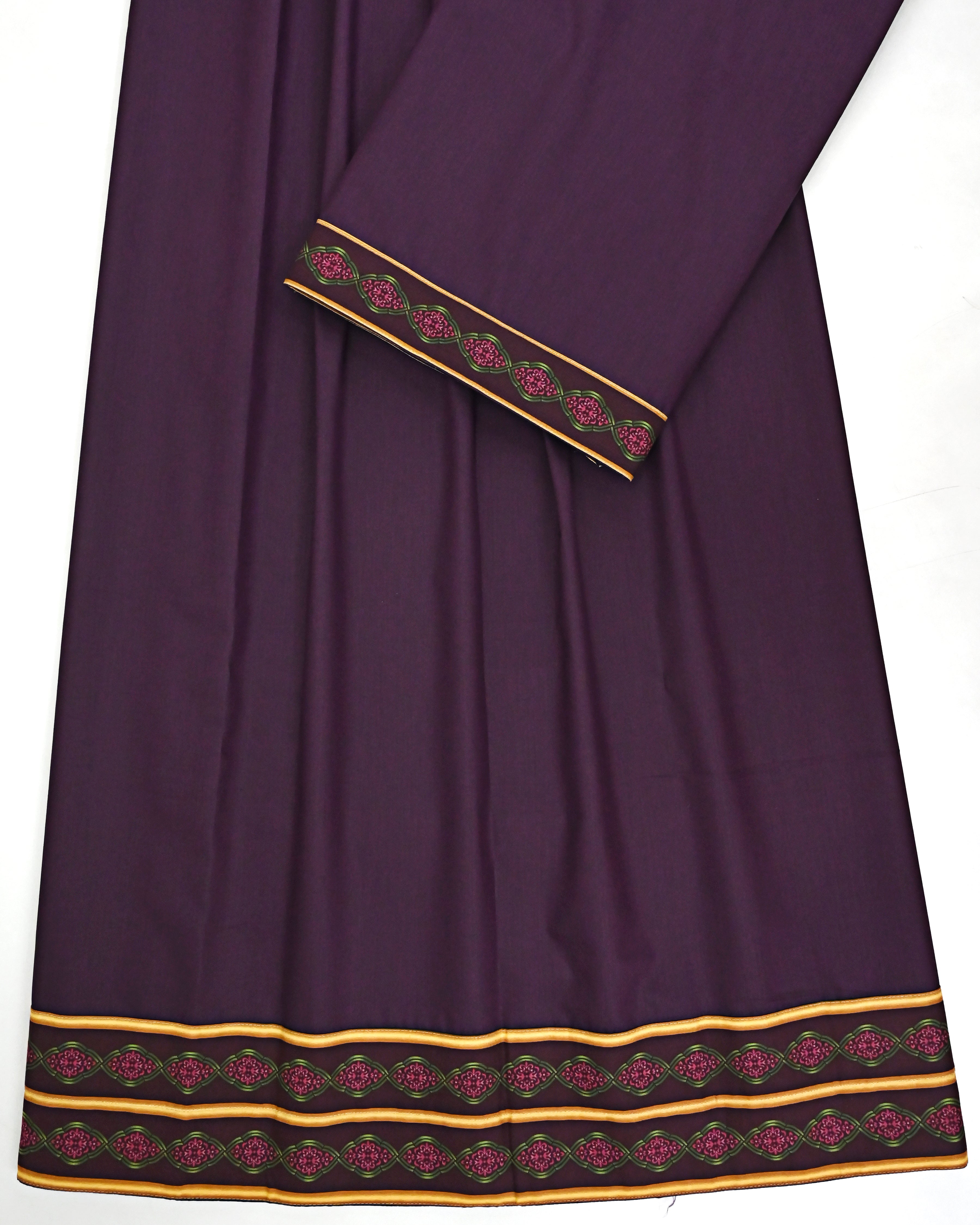 Deep Purple Ohbat Rida With Smart Floral Digital Panel