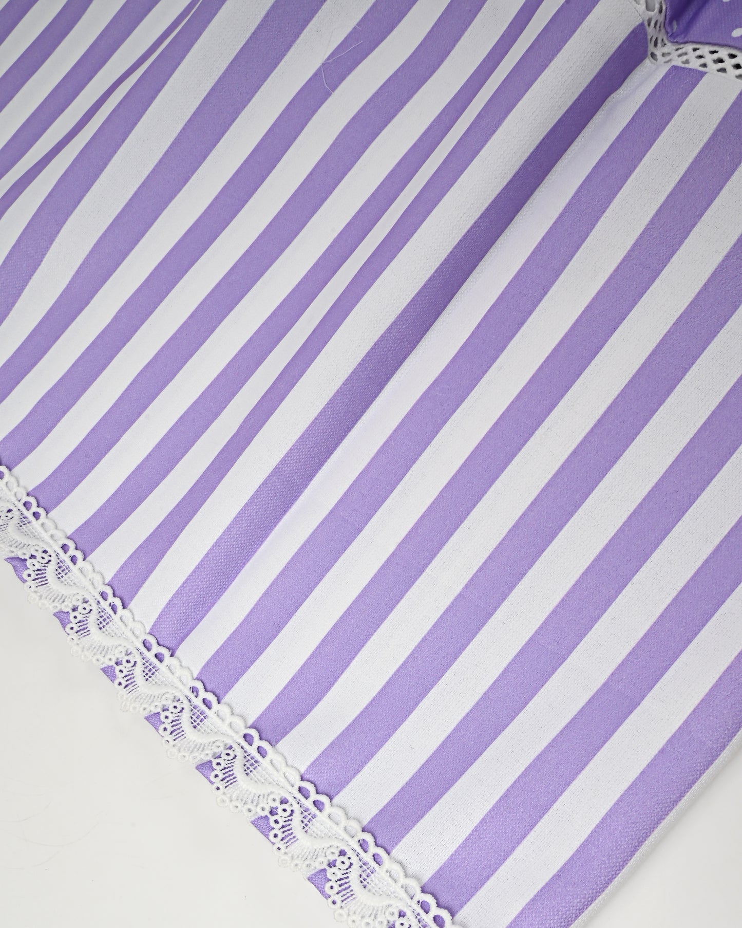 Purple Dots Checks Stripes Rida With Fancy & Smart Pattern