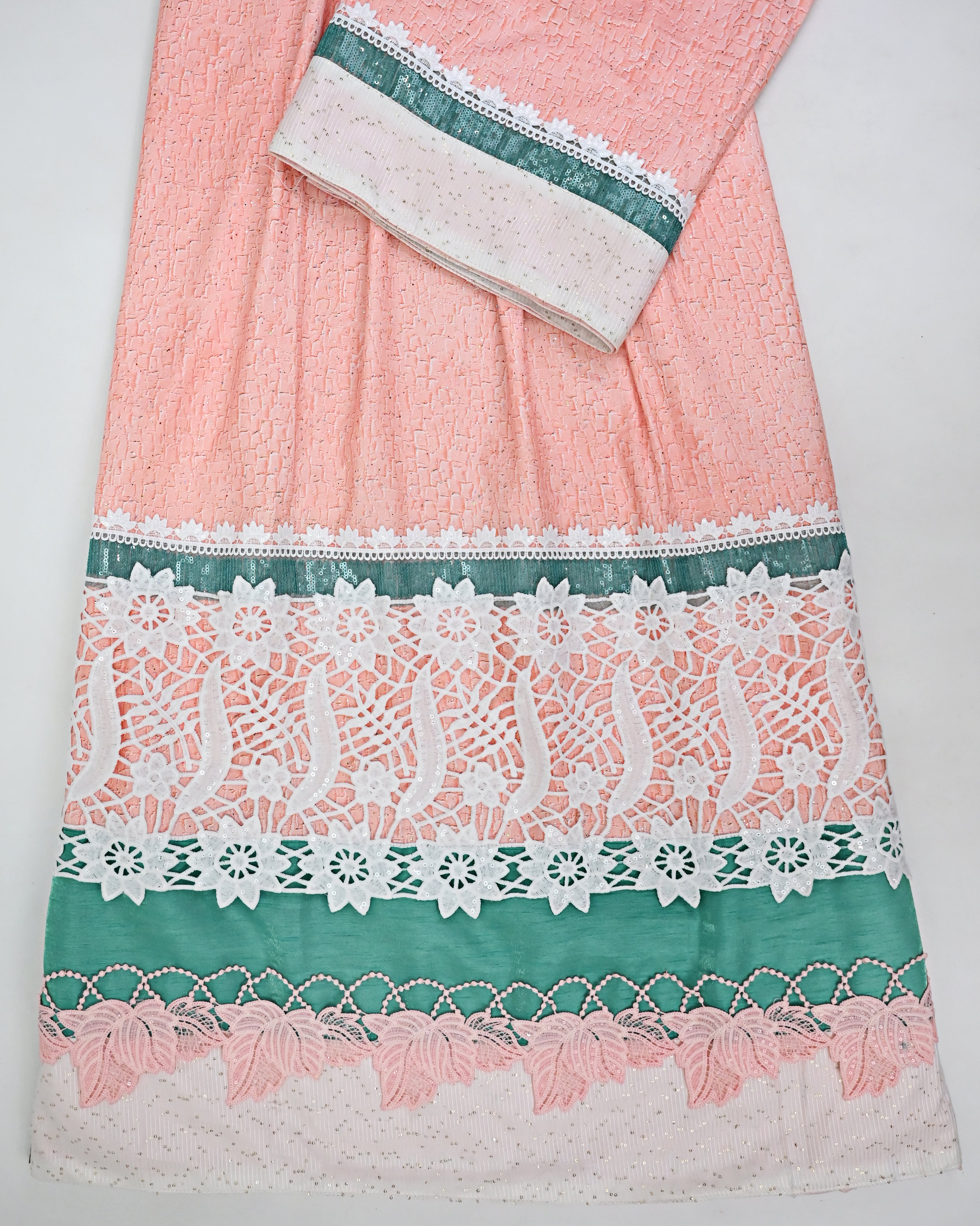 Cameo Pink Shining Rida With Smart Floral Lacing & Smart Panel