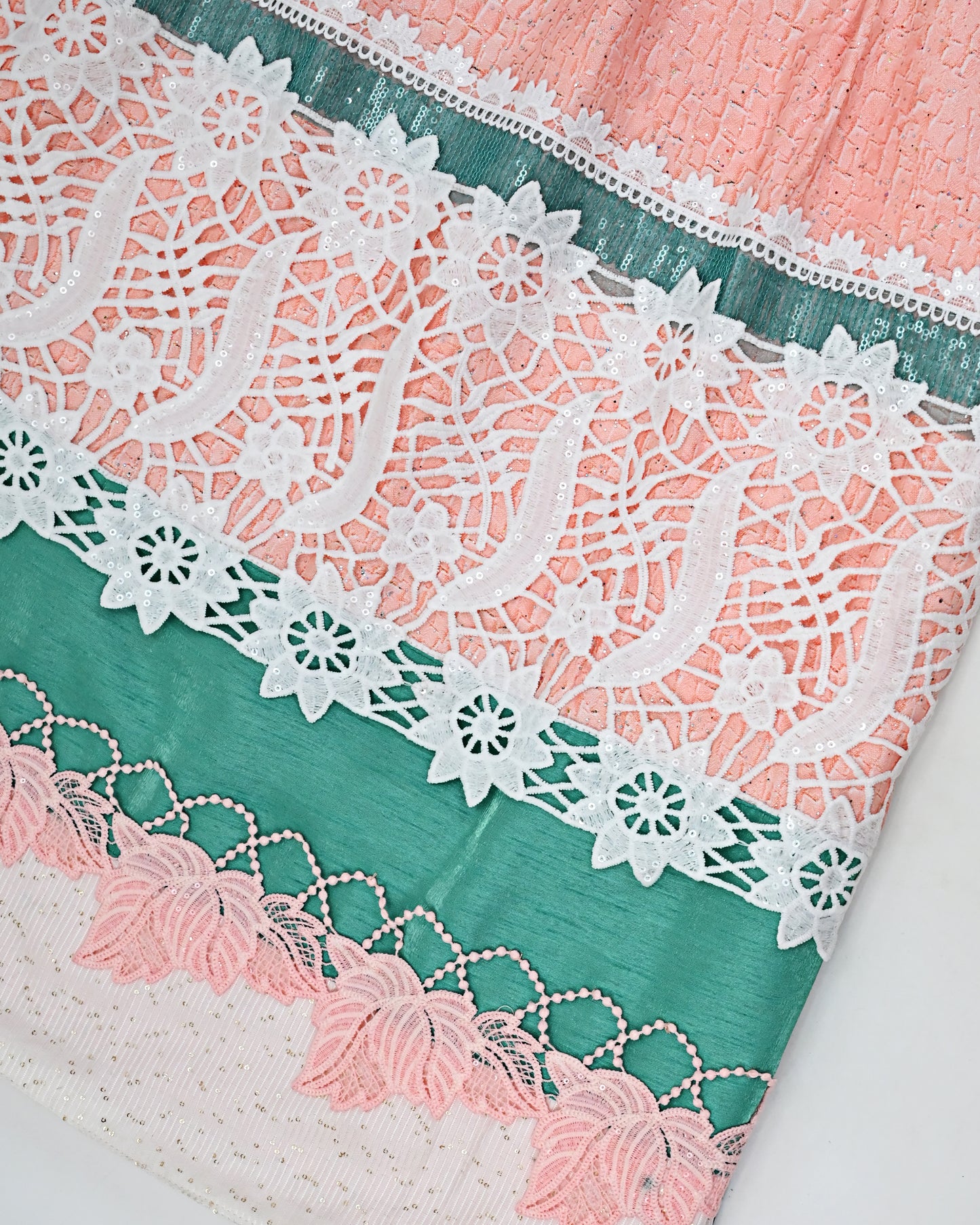 Cameo Pink Shining Rida With Smart Floral Lacing & Smart Panel