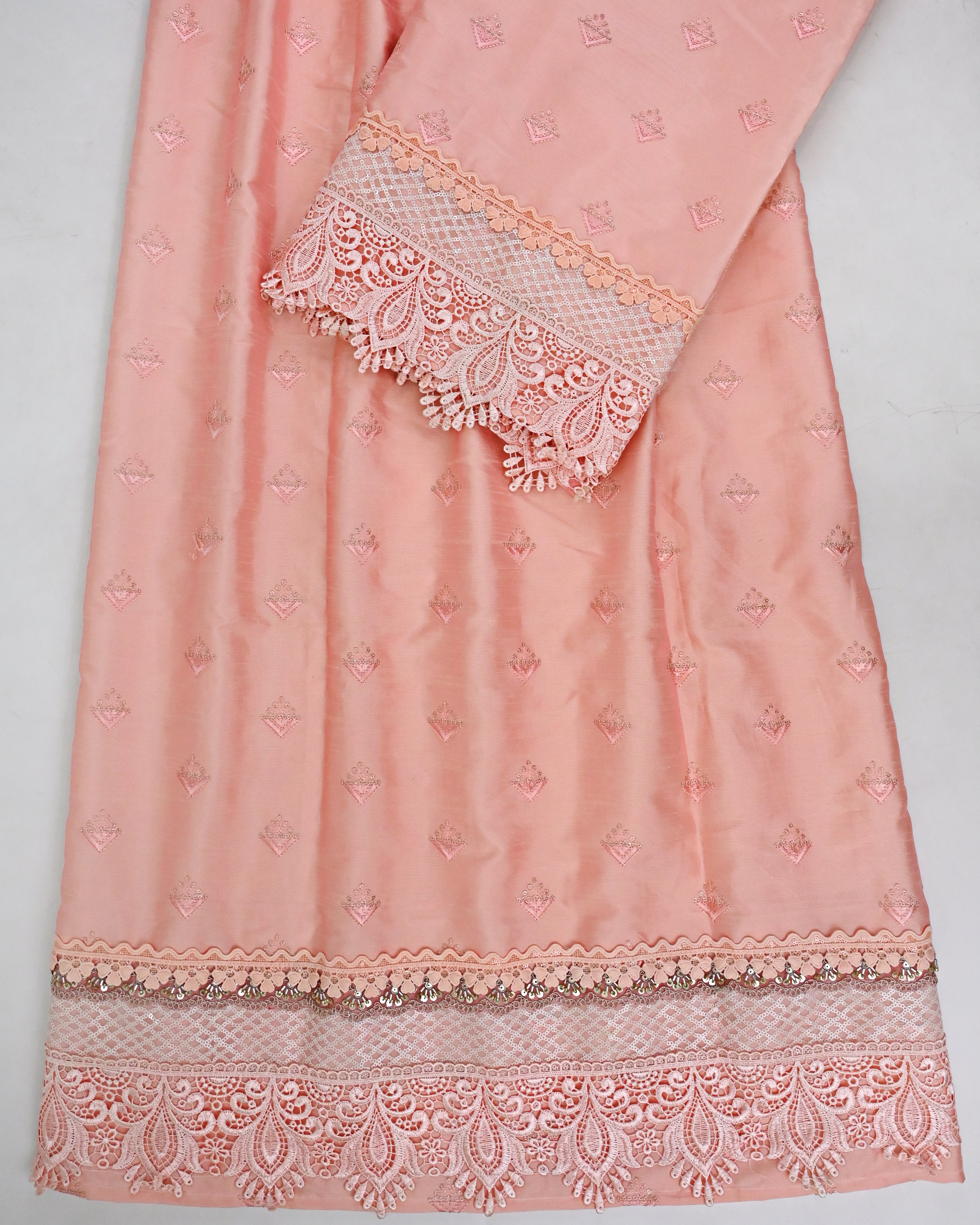 Light Salmon Pink Rida With All Over Booties & Smart Lacing-1950/-