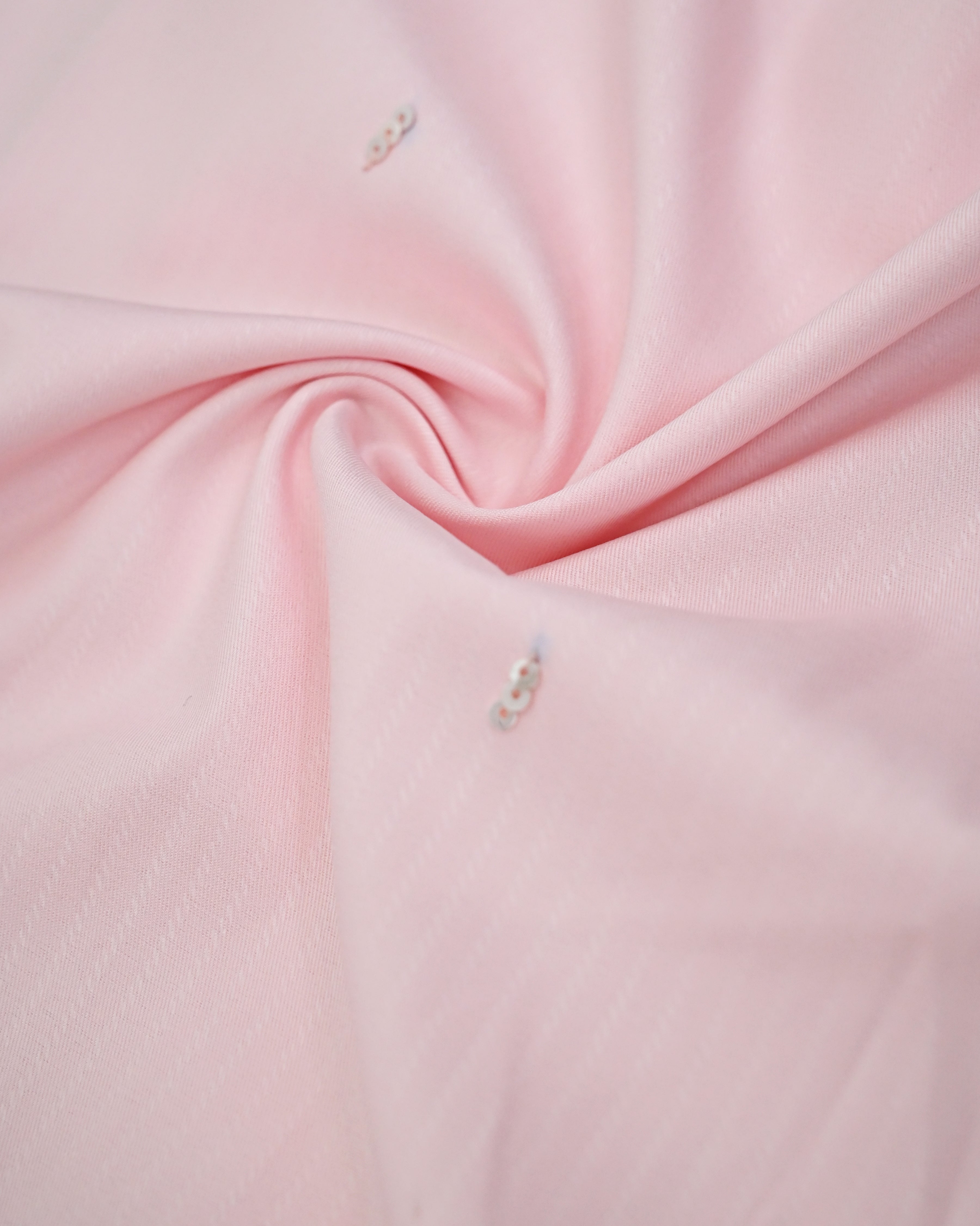 Baby PInk Rida With Heavy Floral Lace Panel & Aari Work Touch Up-4500/-