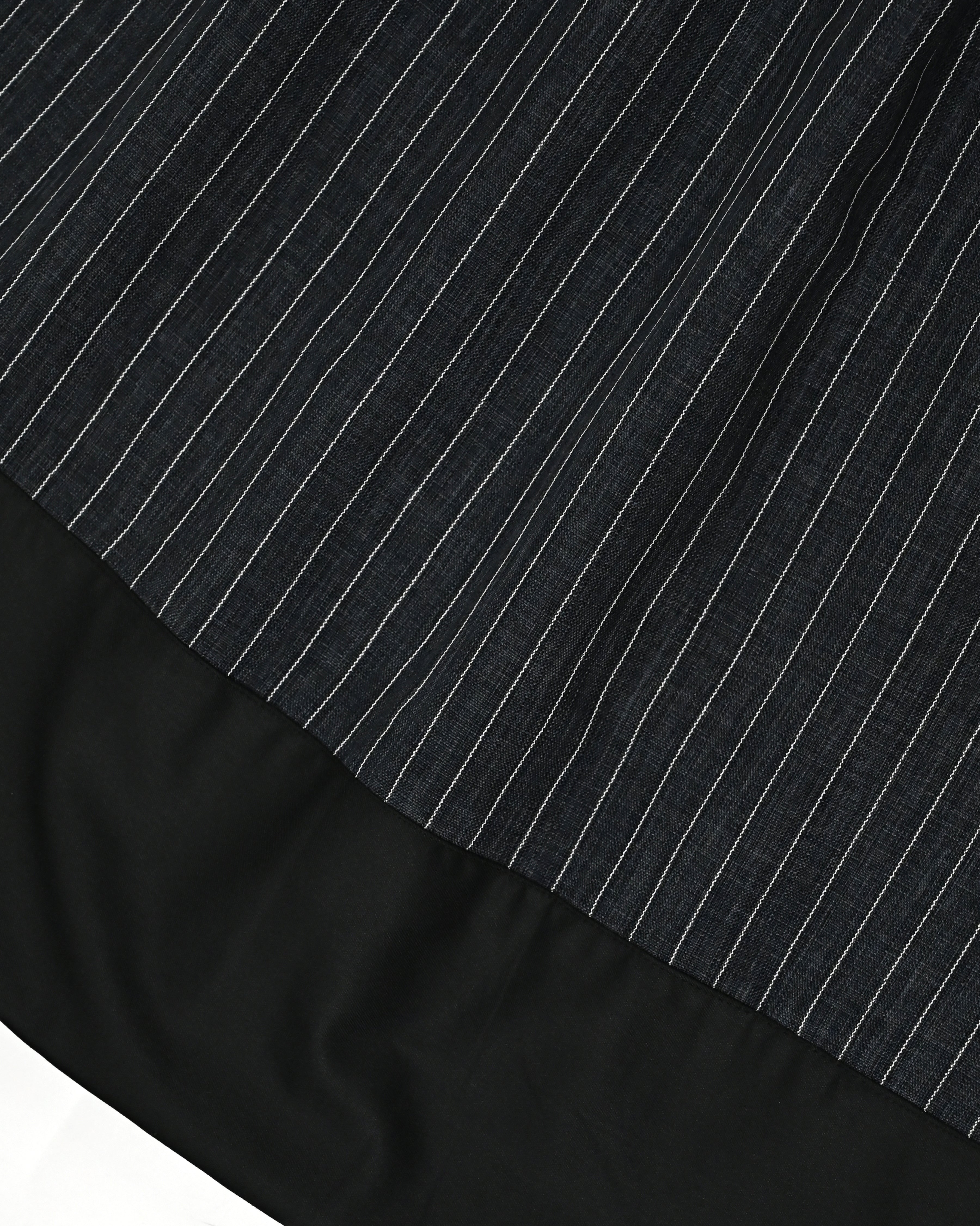 Charcoal Black Lining Ohbat Rida With Black Plain Panel-950/-