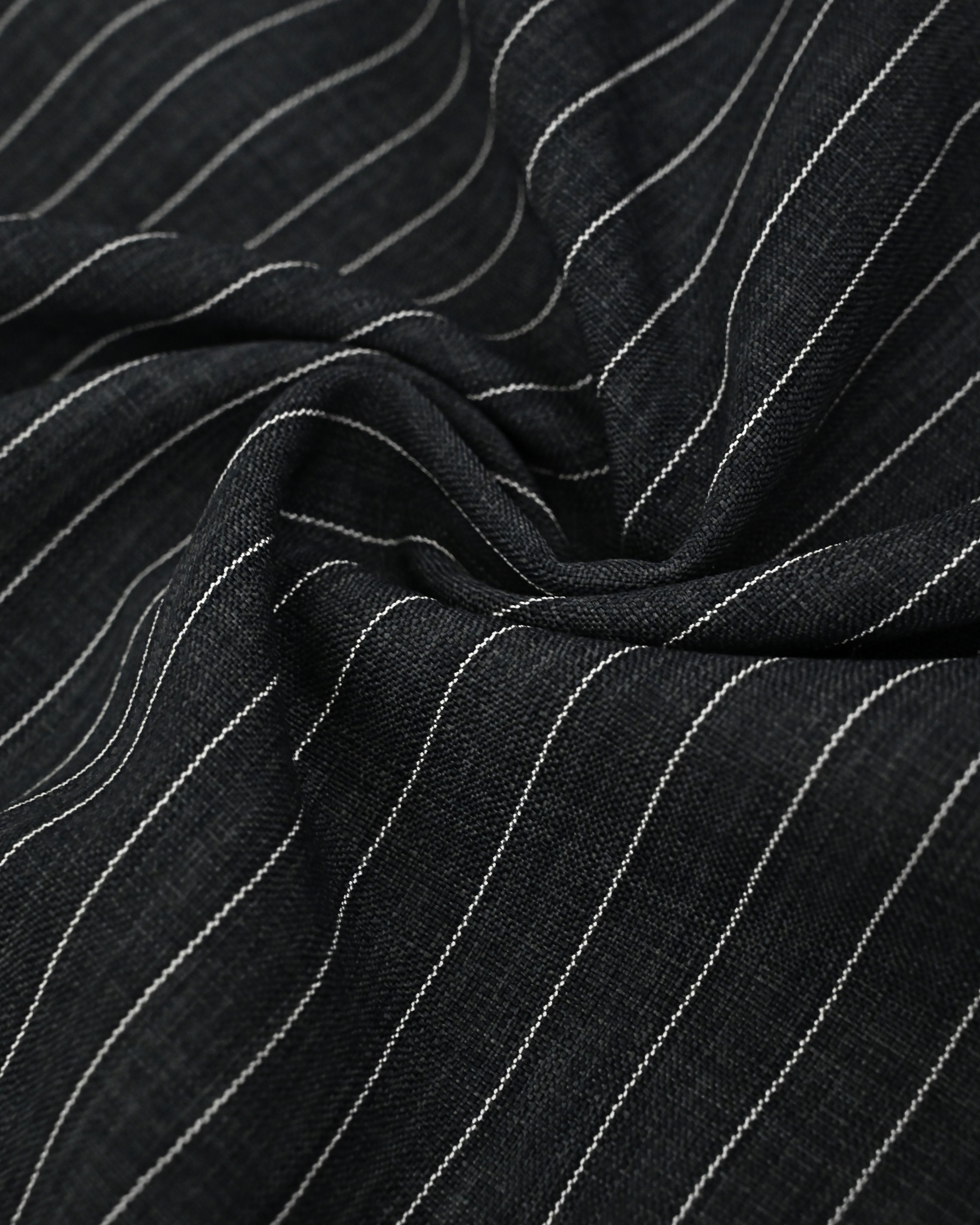 Charcoal Black Lining Ohbat Rida With Black Plain Panel-950/-