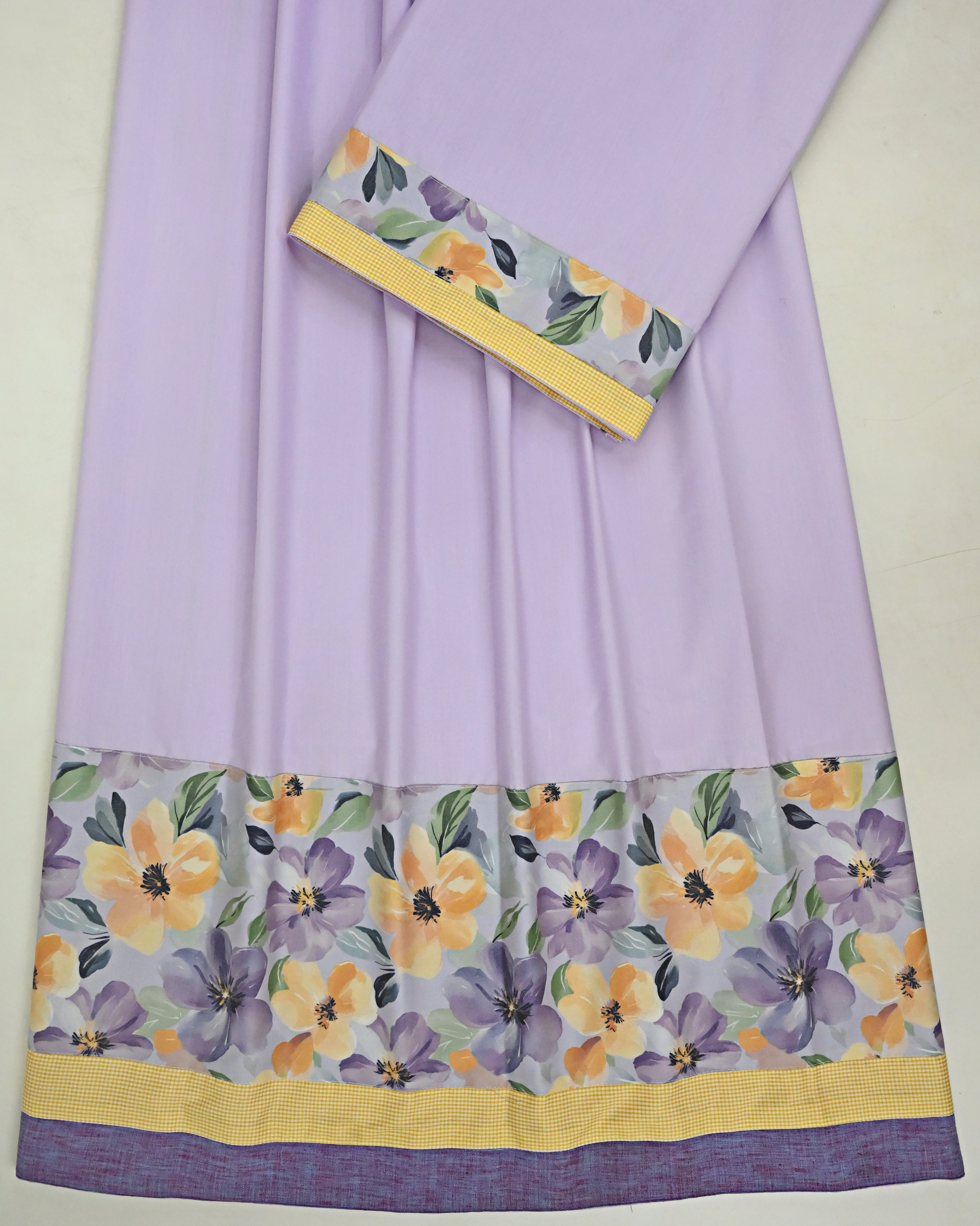 Lilac Rida With Smart Floral Panel & Smart Look