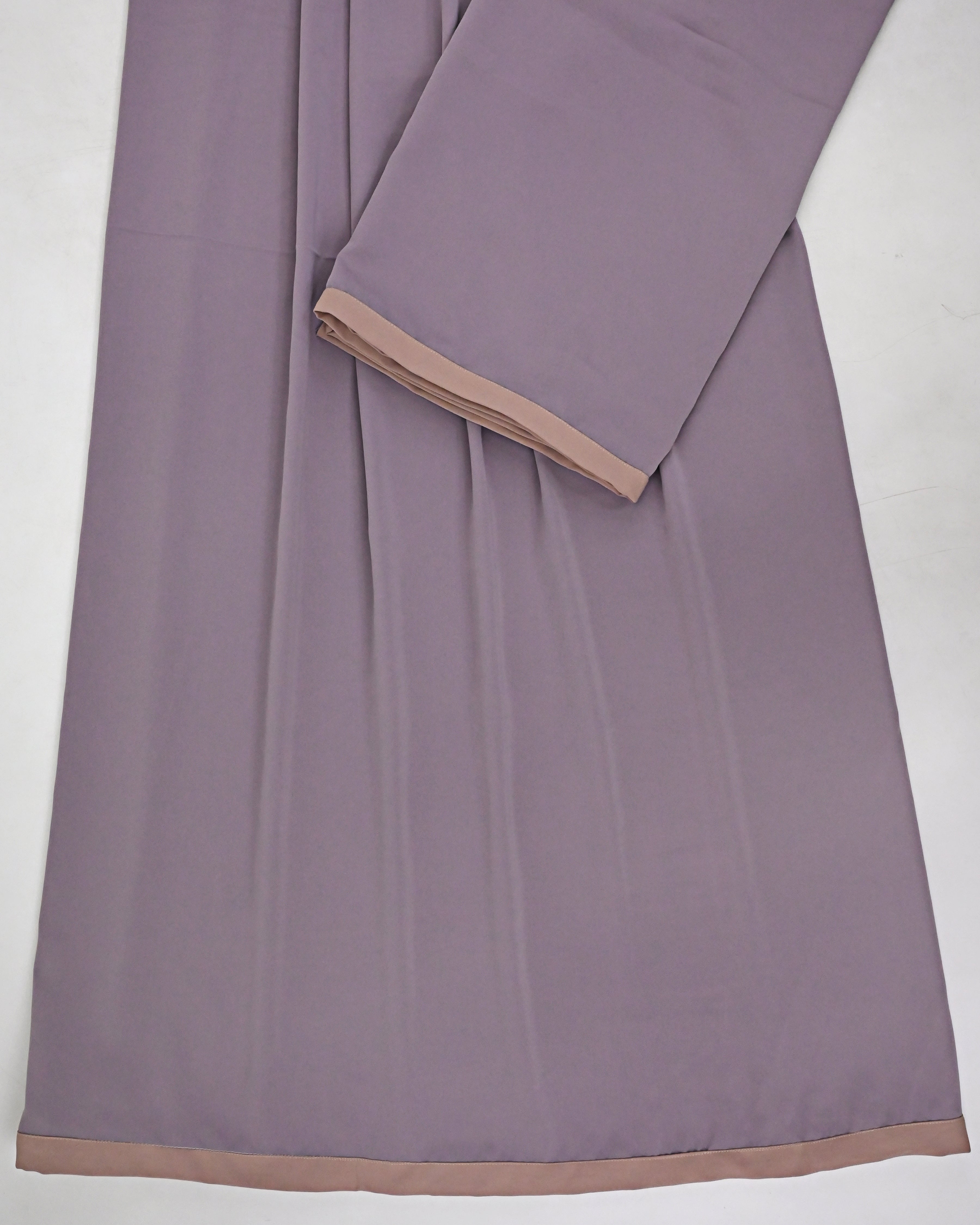 Mauve Abaya Ohbat Rida With Smart Small Patti