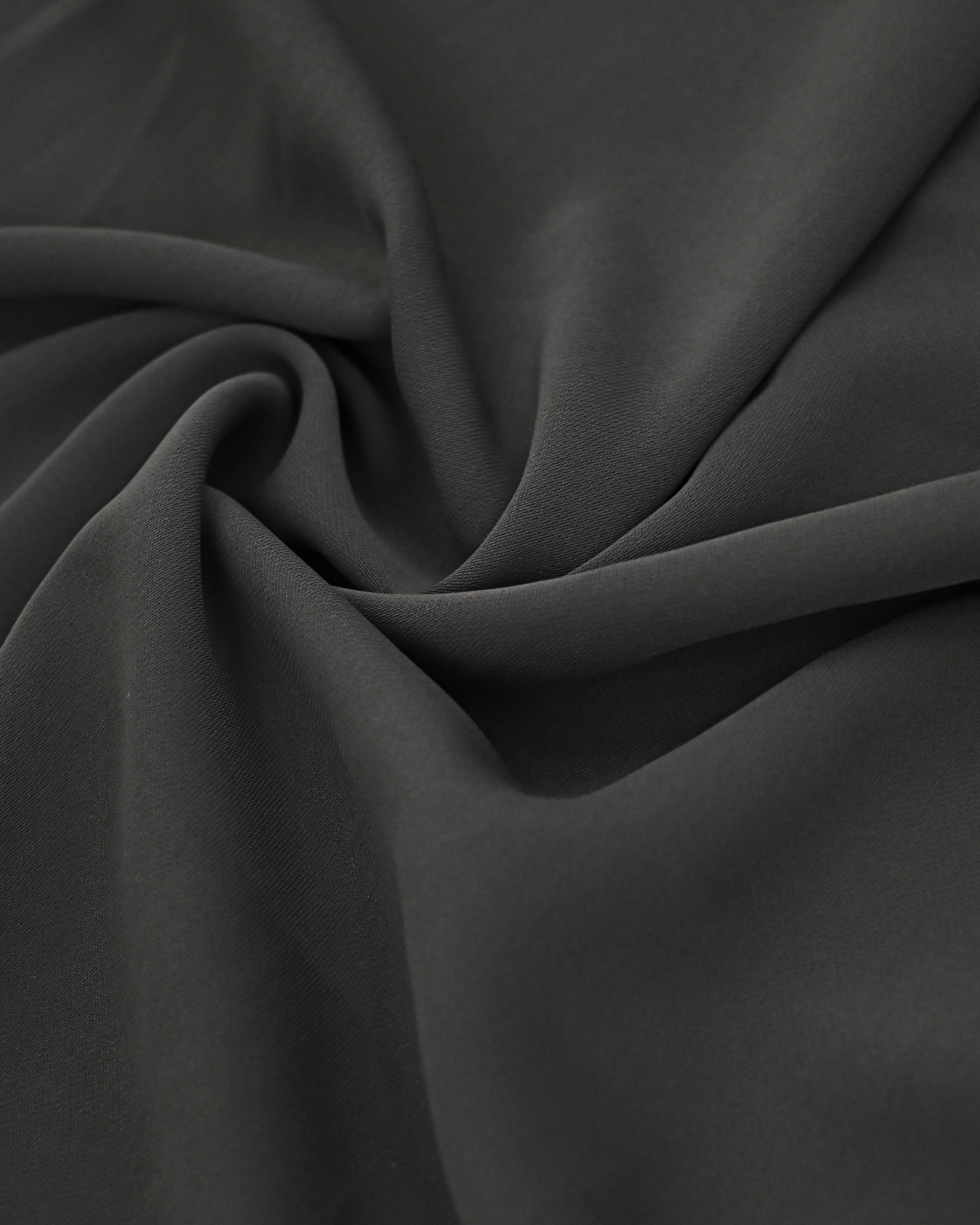 Charcoal Grey Ohbat Abaya Rida With Smart Grey Panel