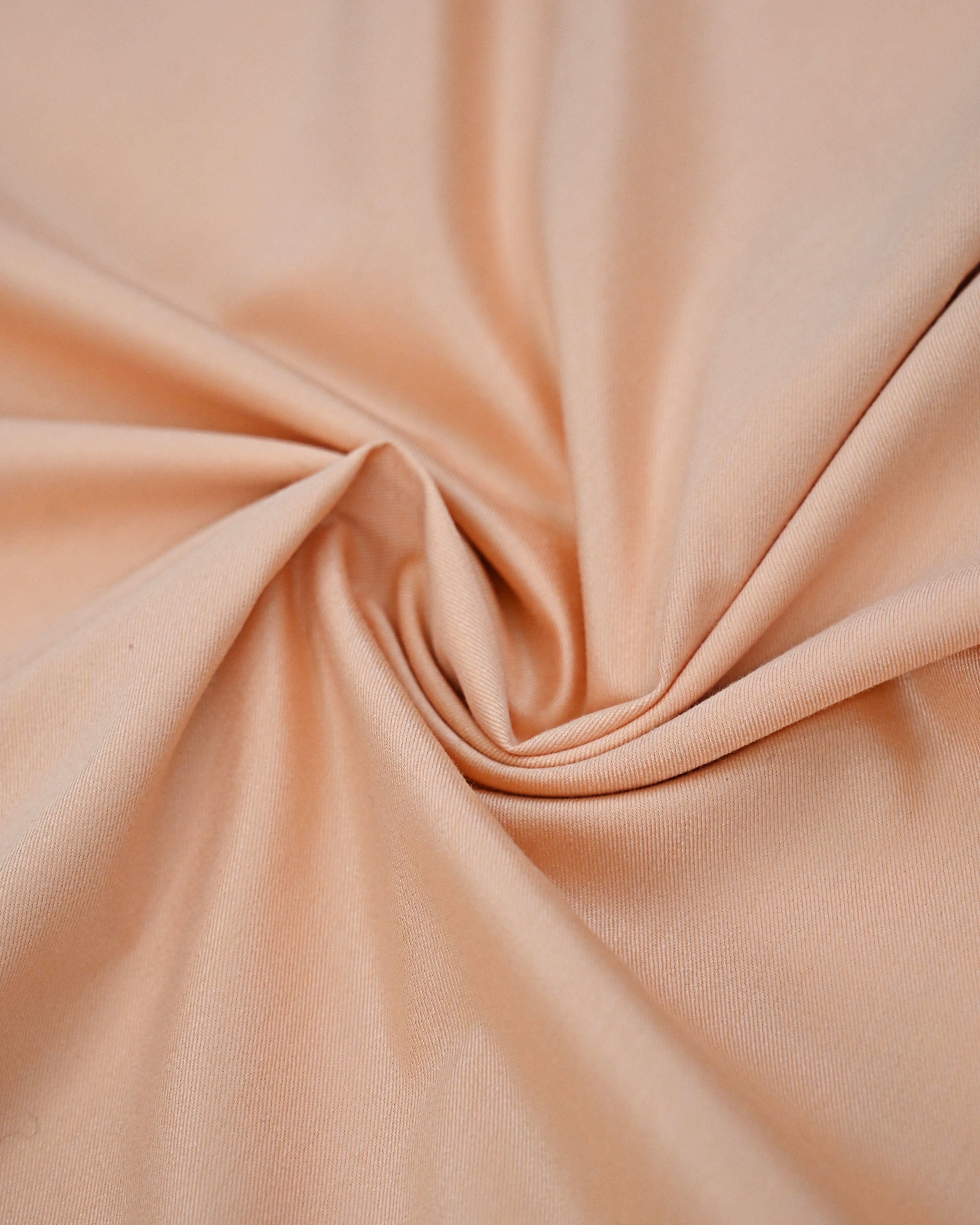 Light Peach Rida With Smart Lace & Floral Bunch With Aari Work Touch Up
