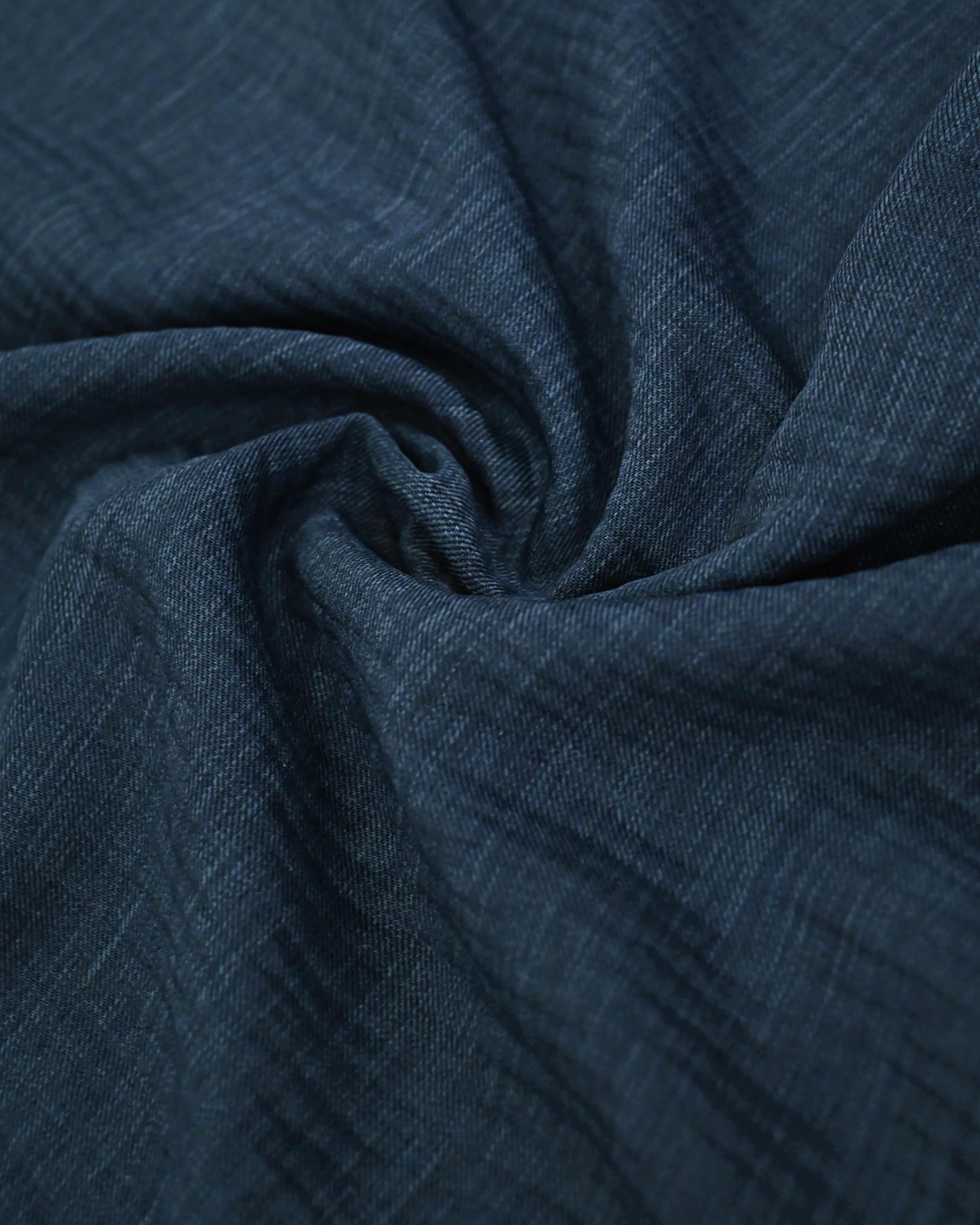 Indigo Blue 90 Grm Silk Rida With Floral Work & Silver Milan Foil Panel-2650/-