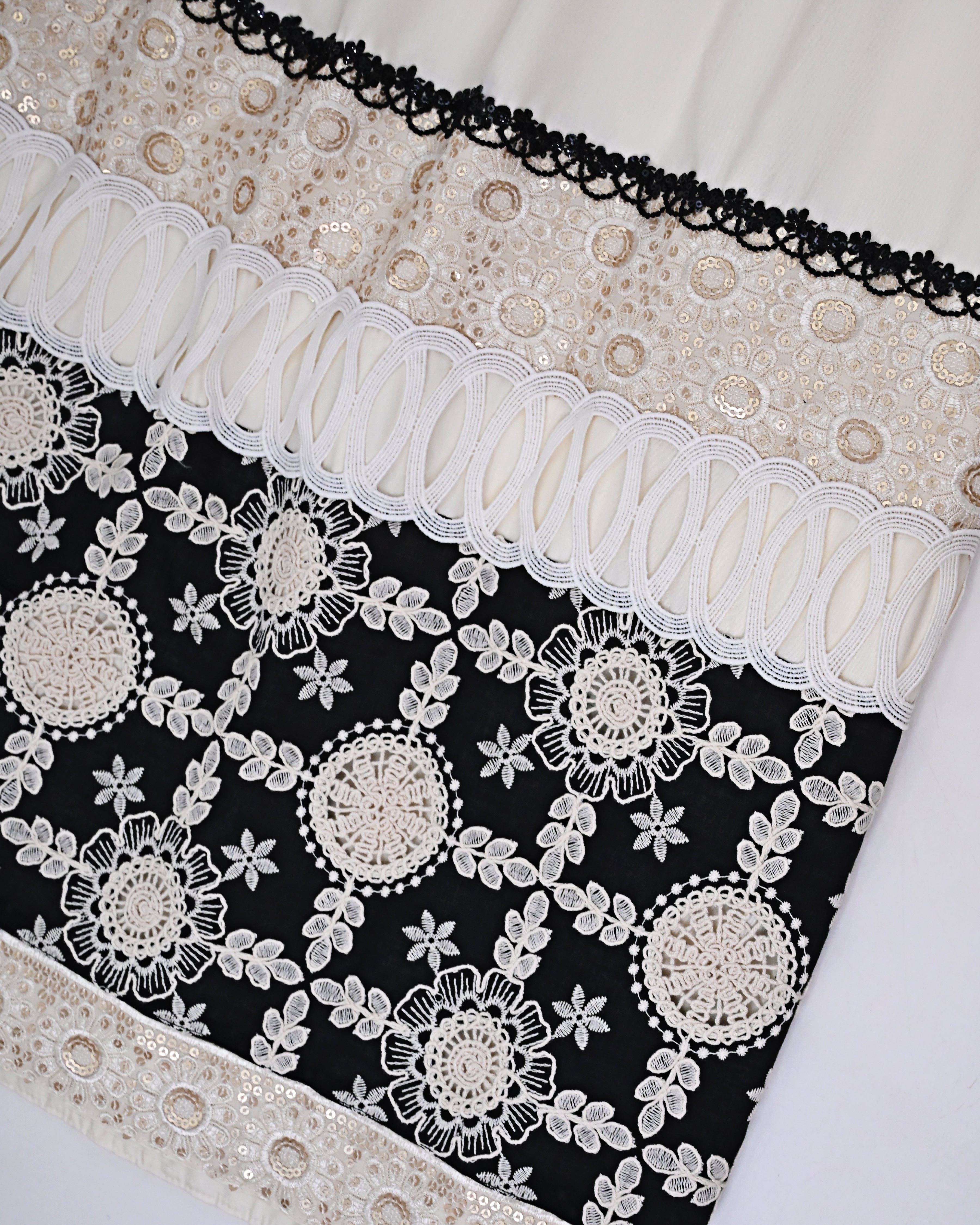 Off White Rida With Smart Design Panel & Smart Fancy Look-1950/-