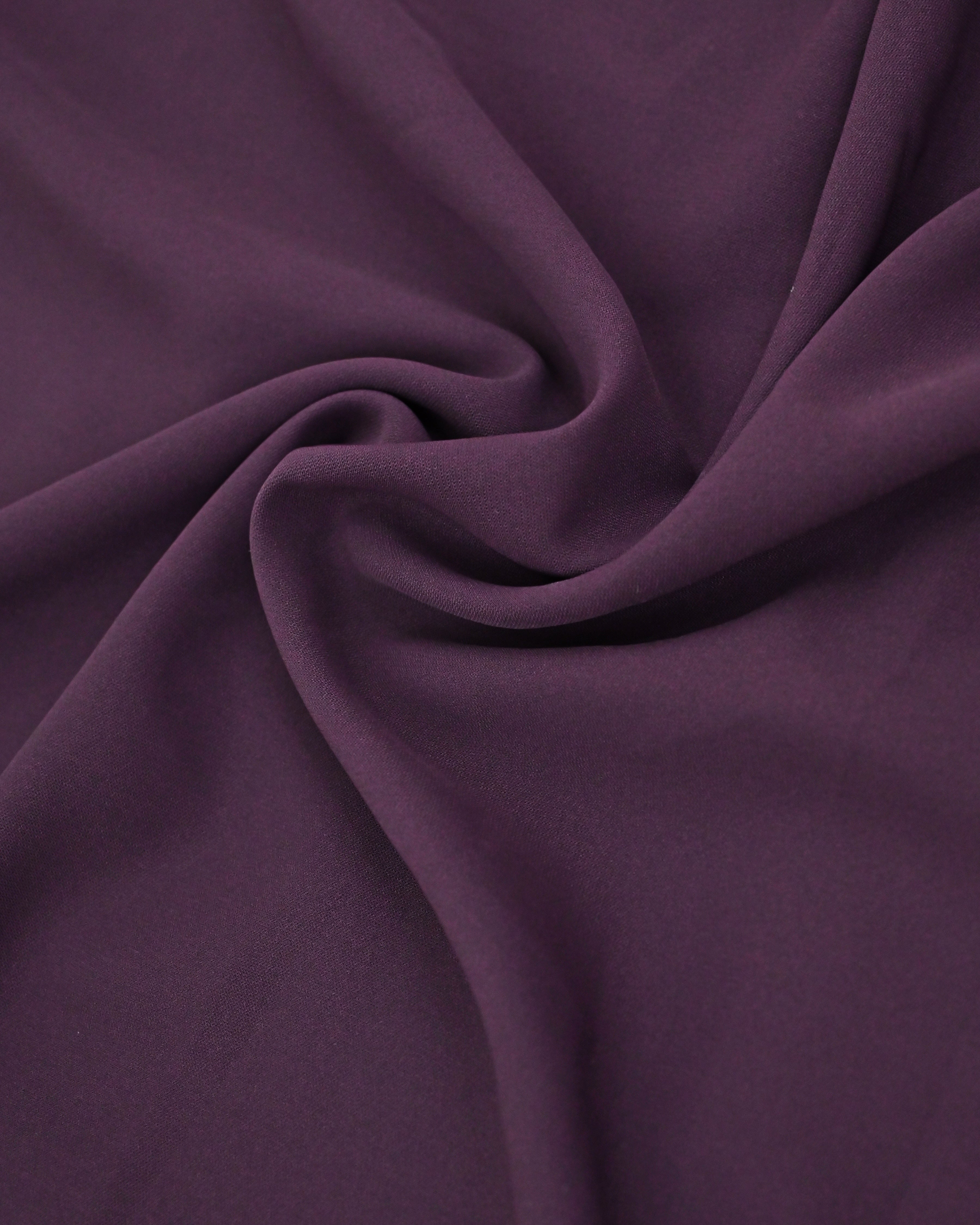 Deep Plum Abaya Rida With Light Panel & Imported Lace-2600/-