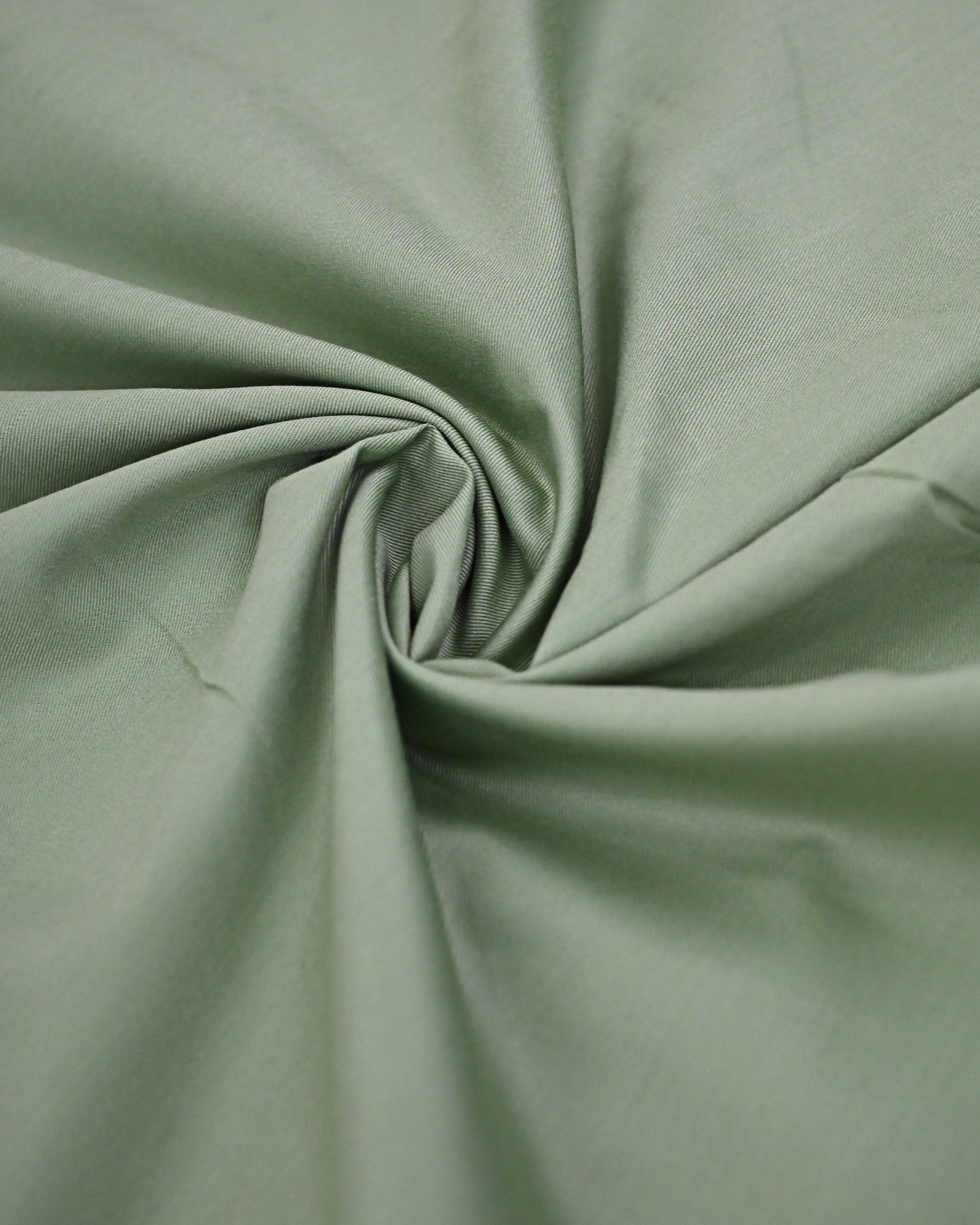 Sage Green Rida With Smart Leafy Print Panel & Imported Lace