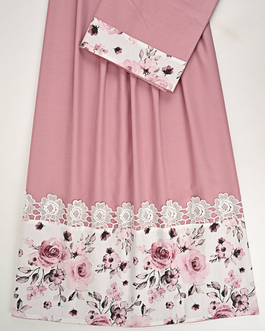 Rose Gold Rida With Floral Panel & Smart Floral Lace