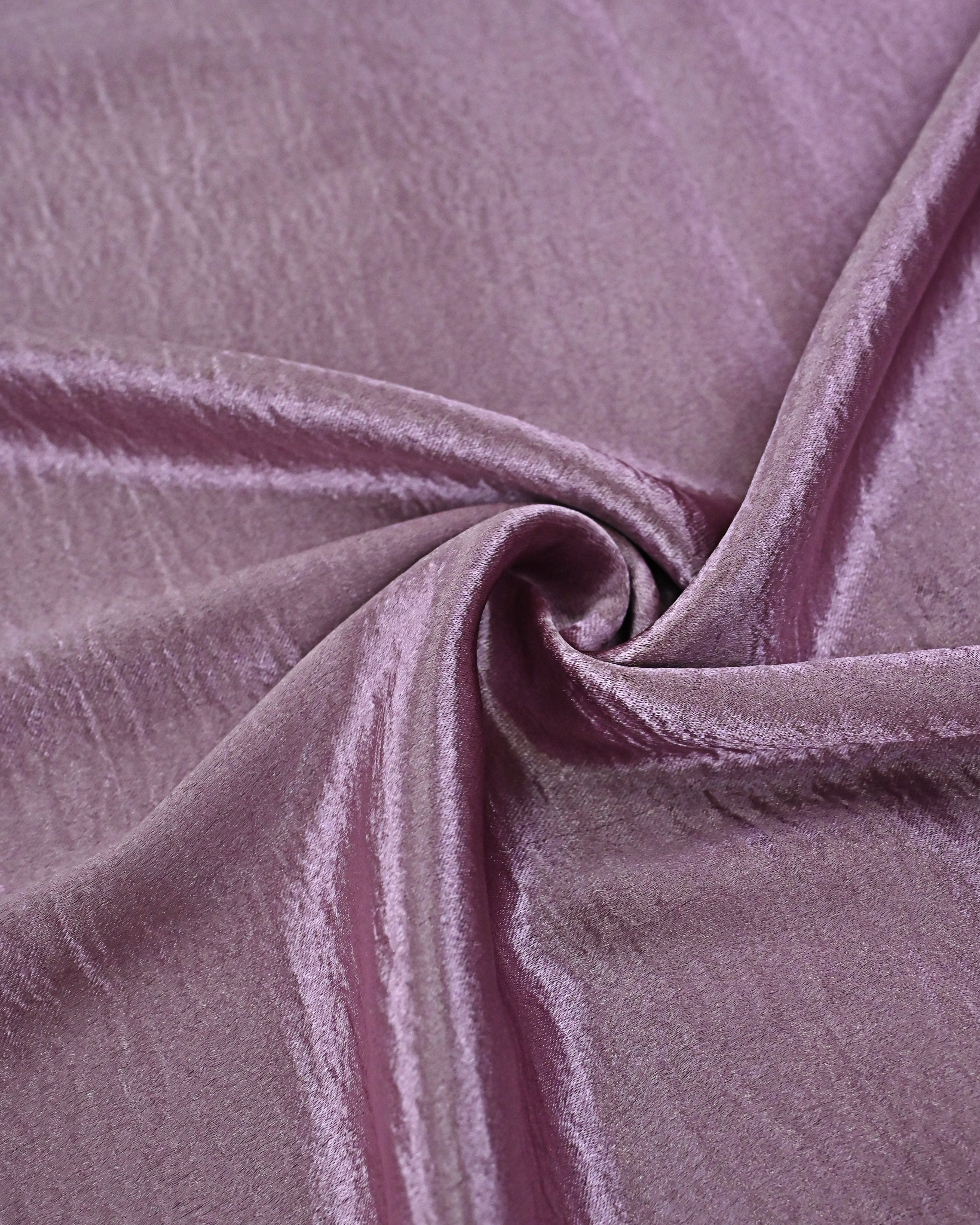 Lavendar Purple Milane Foil Rida With Heavy Look Golden Lace