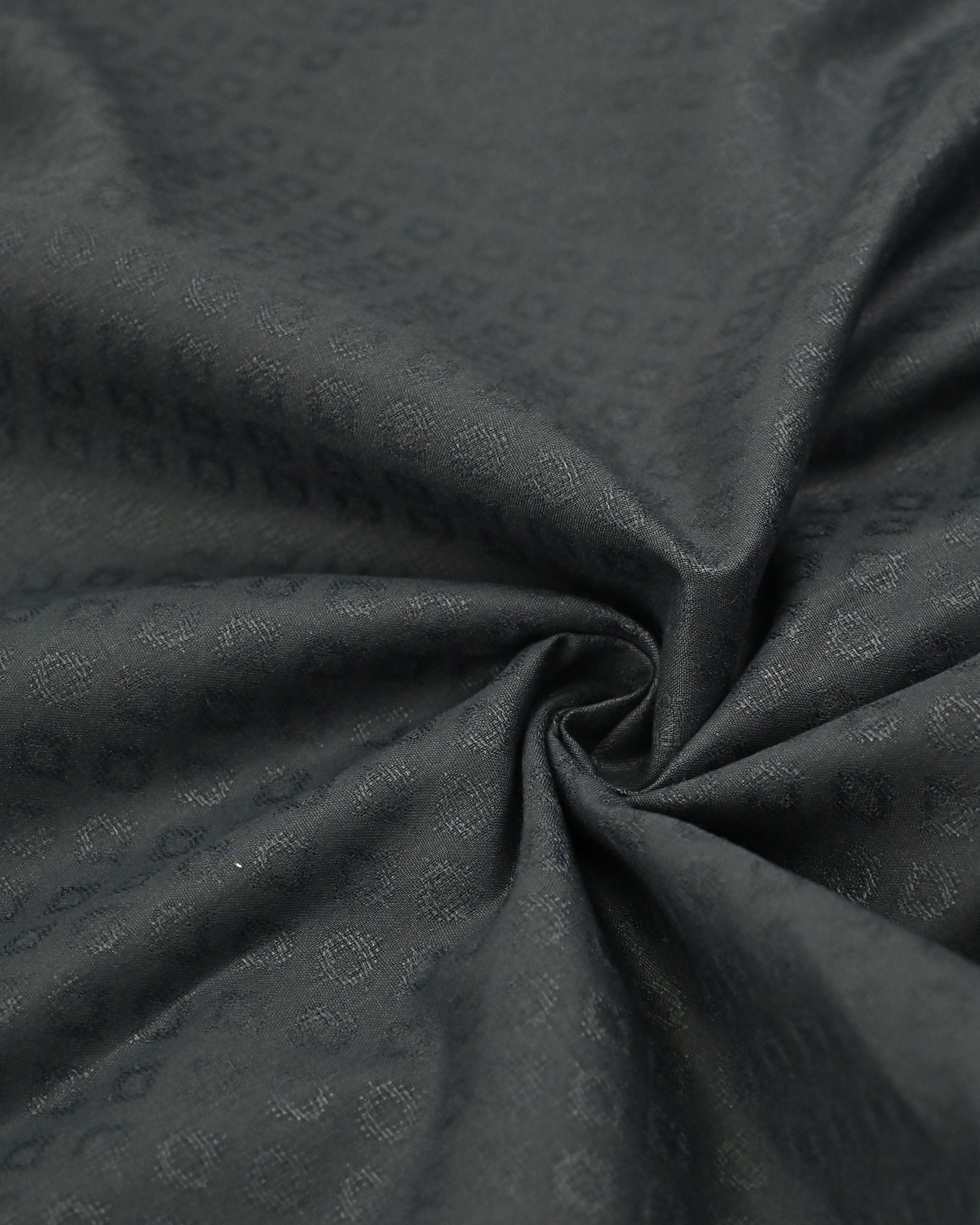 Charcoal Grey Rida With Smart Design Print Panel & Smart Lace