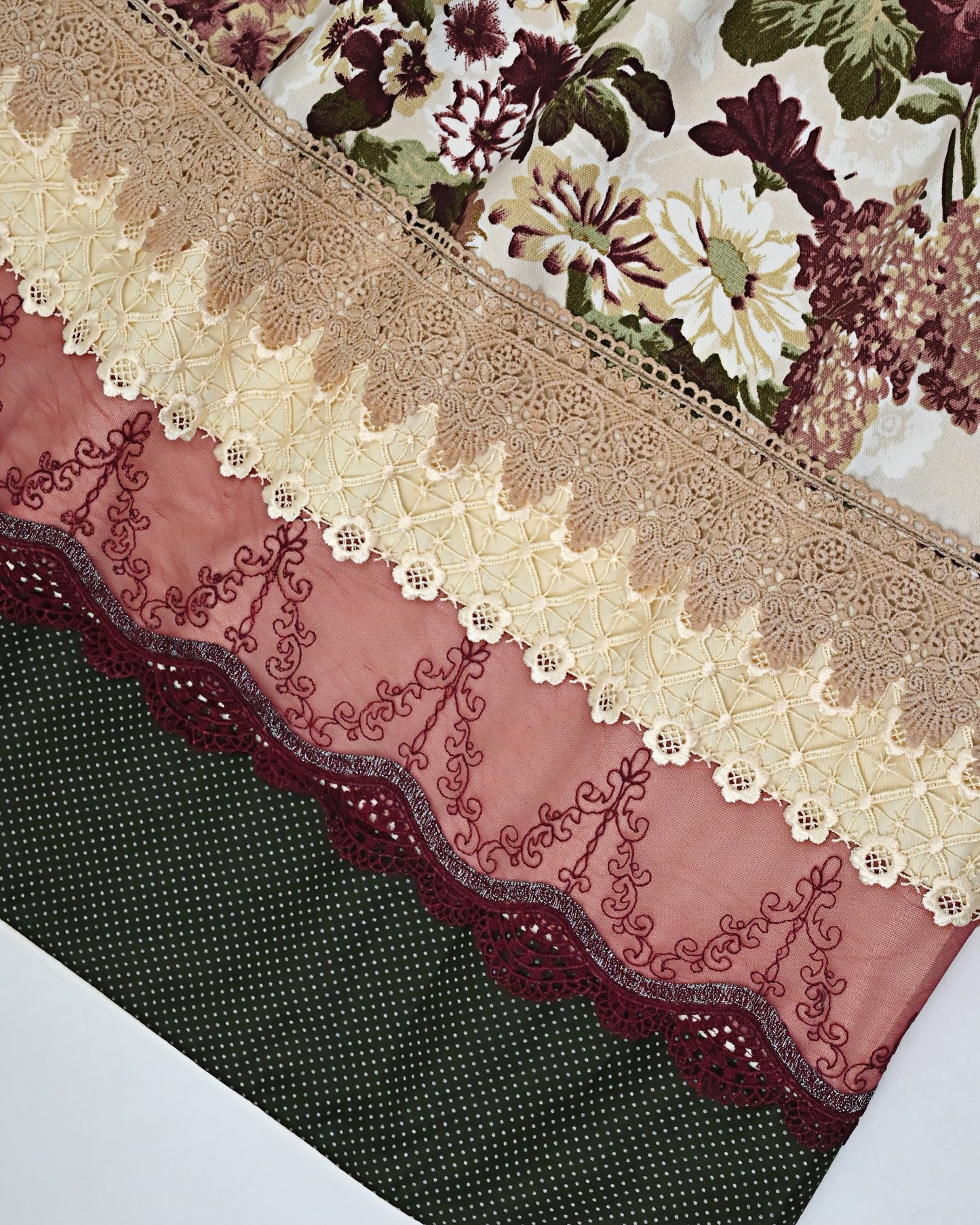 Cream Rida With Smart Dark Floral Imported Panel & Smart Lacing