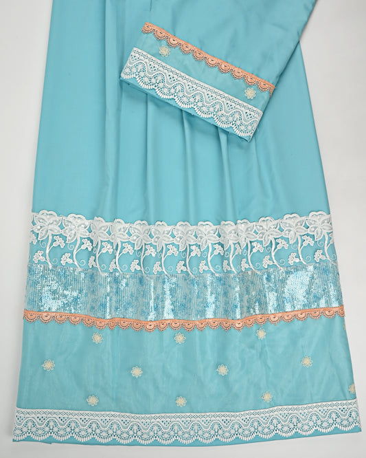Sky Blue Rida With Smart Lacing & Sequence Net Panel