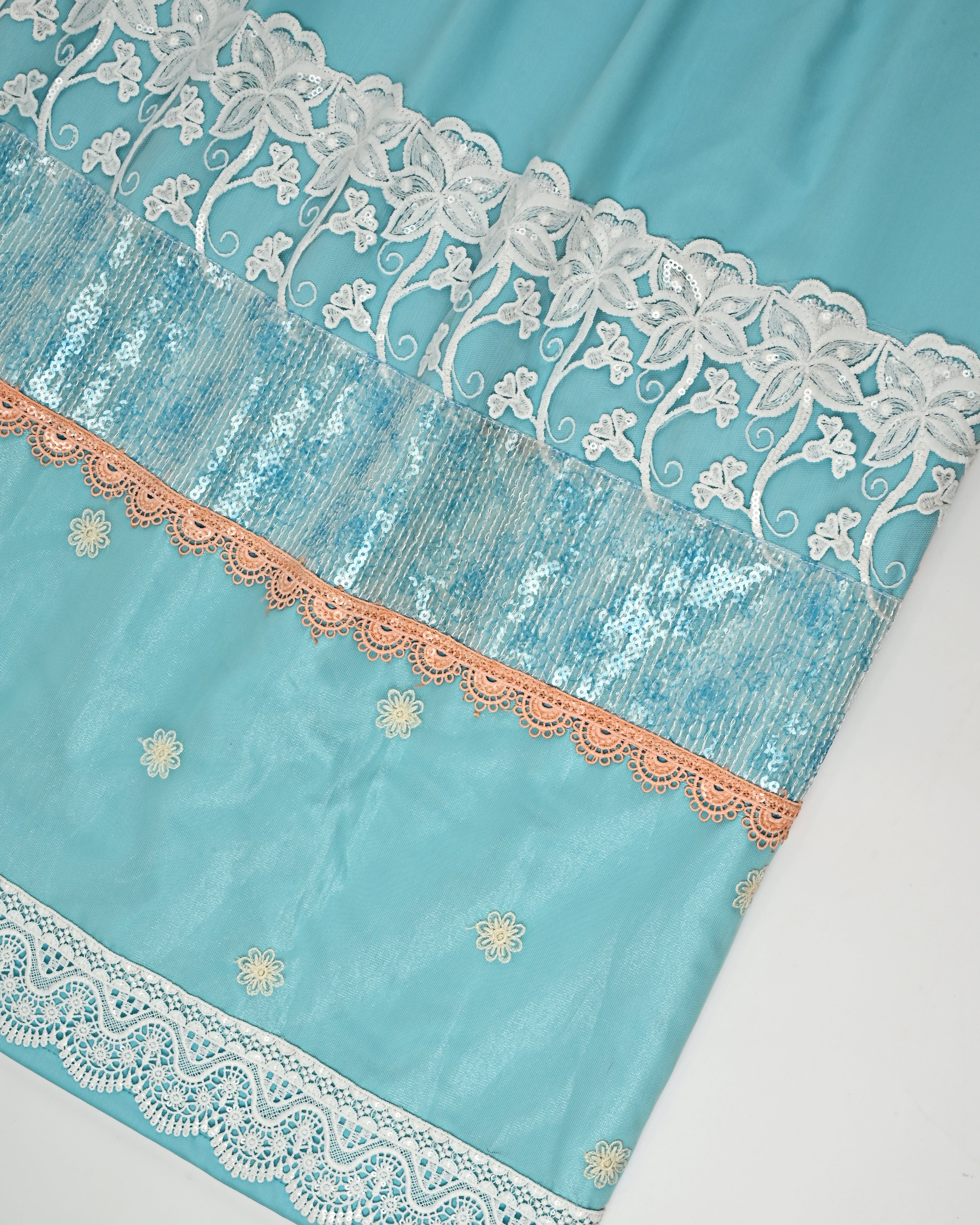 Sky Blue Rida With Smart Lacing & Sequence Net Panel