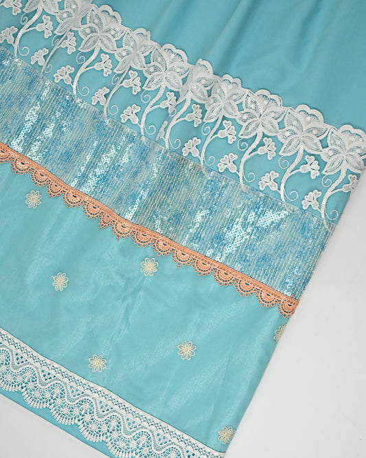Sky Blue Rida With Smart Lacing & Sequence Net Panel