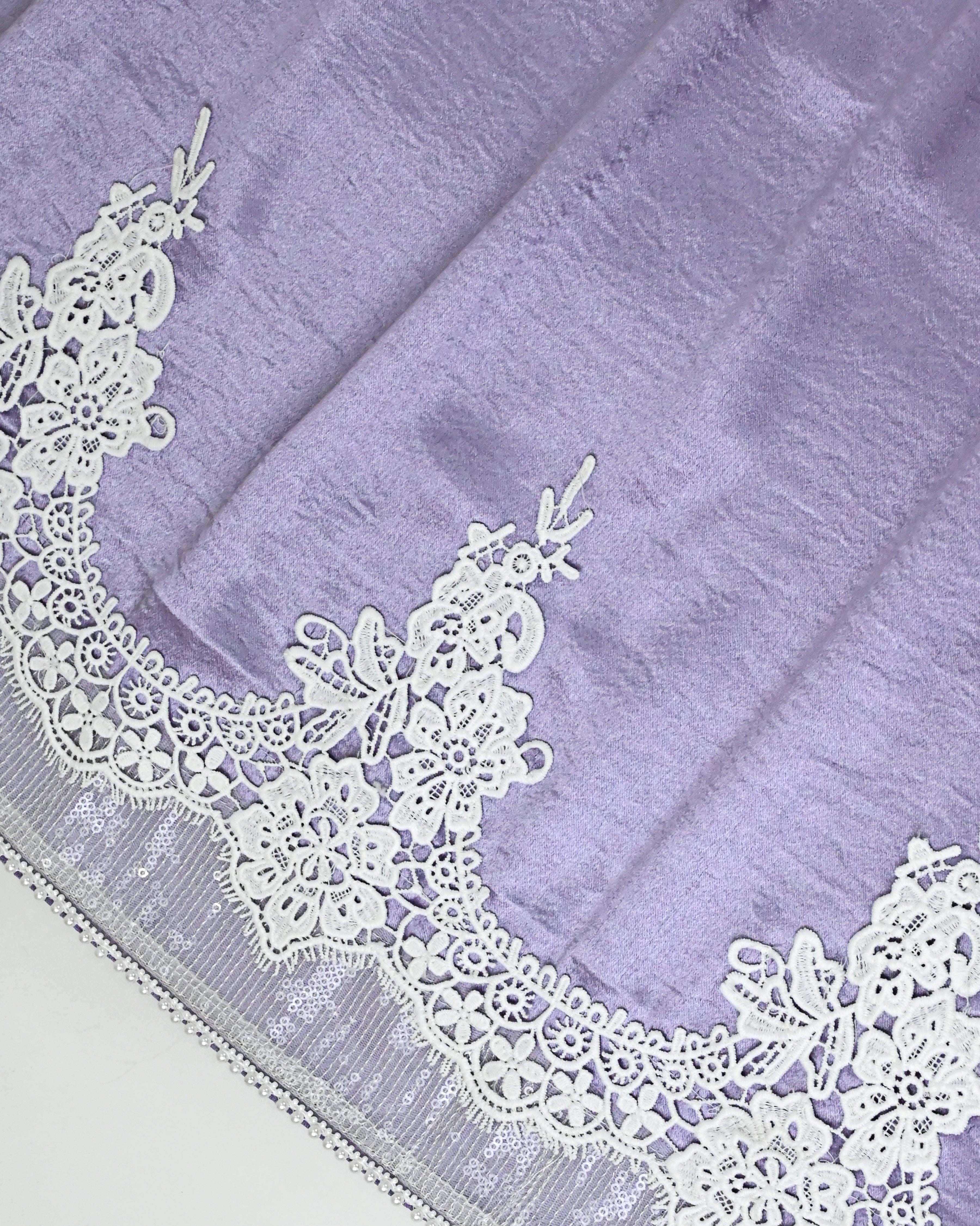 Silver Purple Rida With Smart Floral & Sequence Lacing-1650/-
