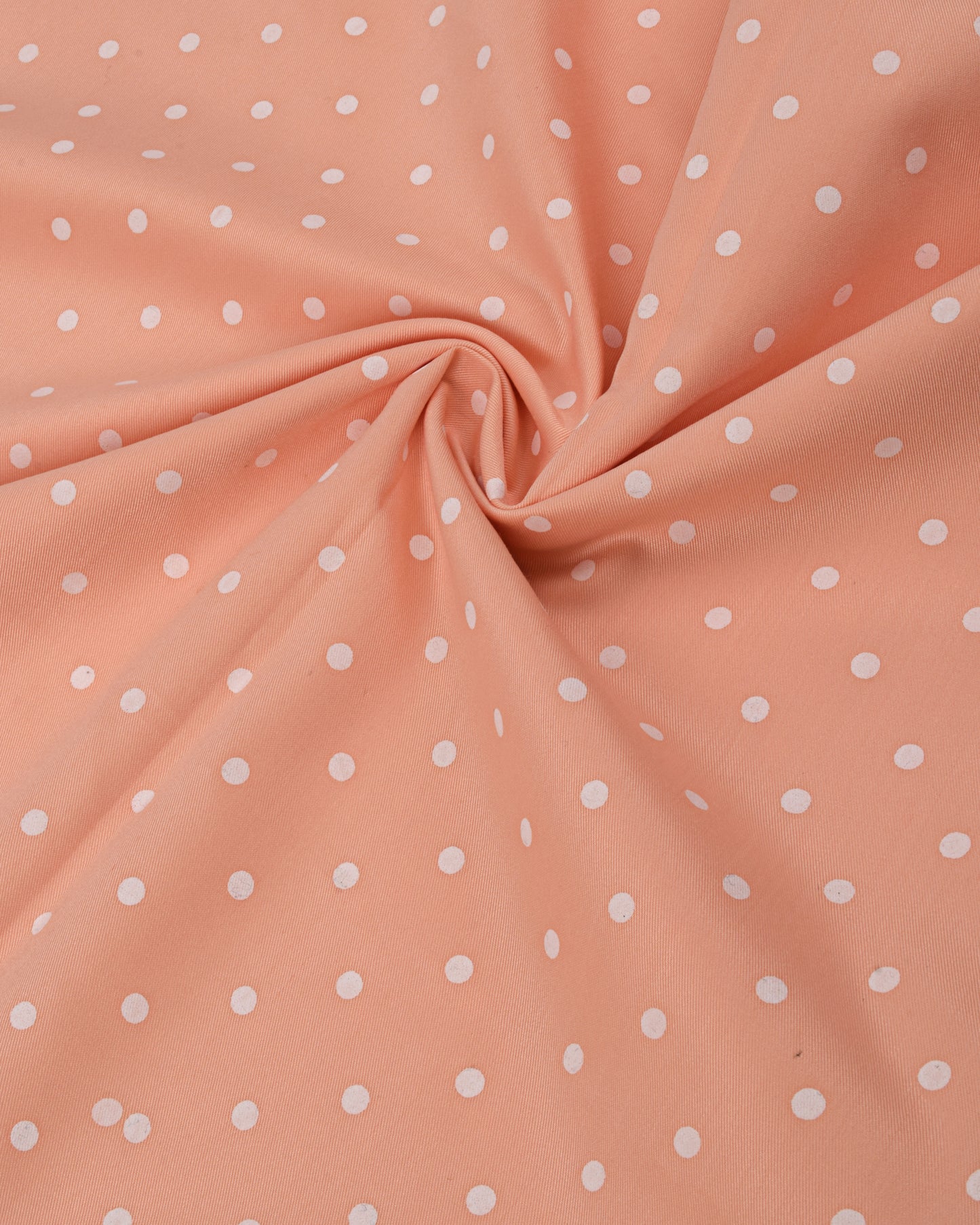 Peach White Dots Rida With Smart Floral Panel
