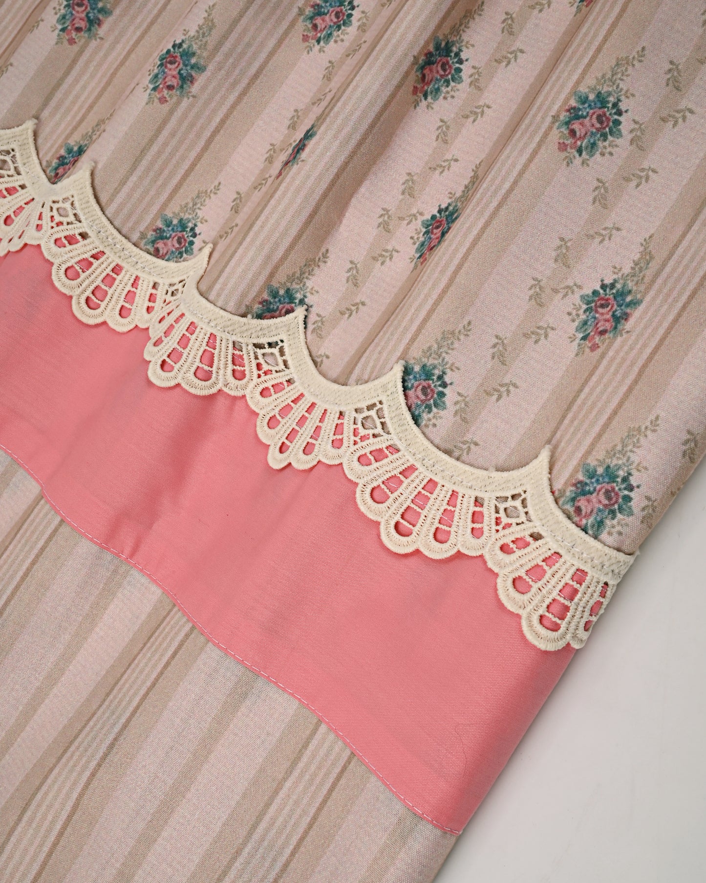 Khaki Printed Rida Alvard Material Smart Look