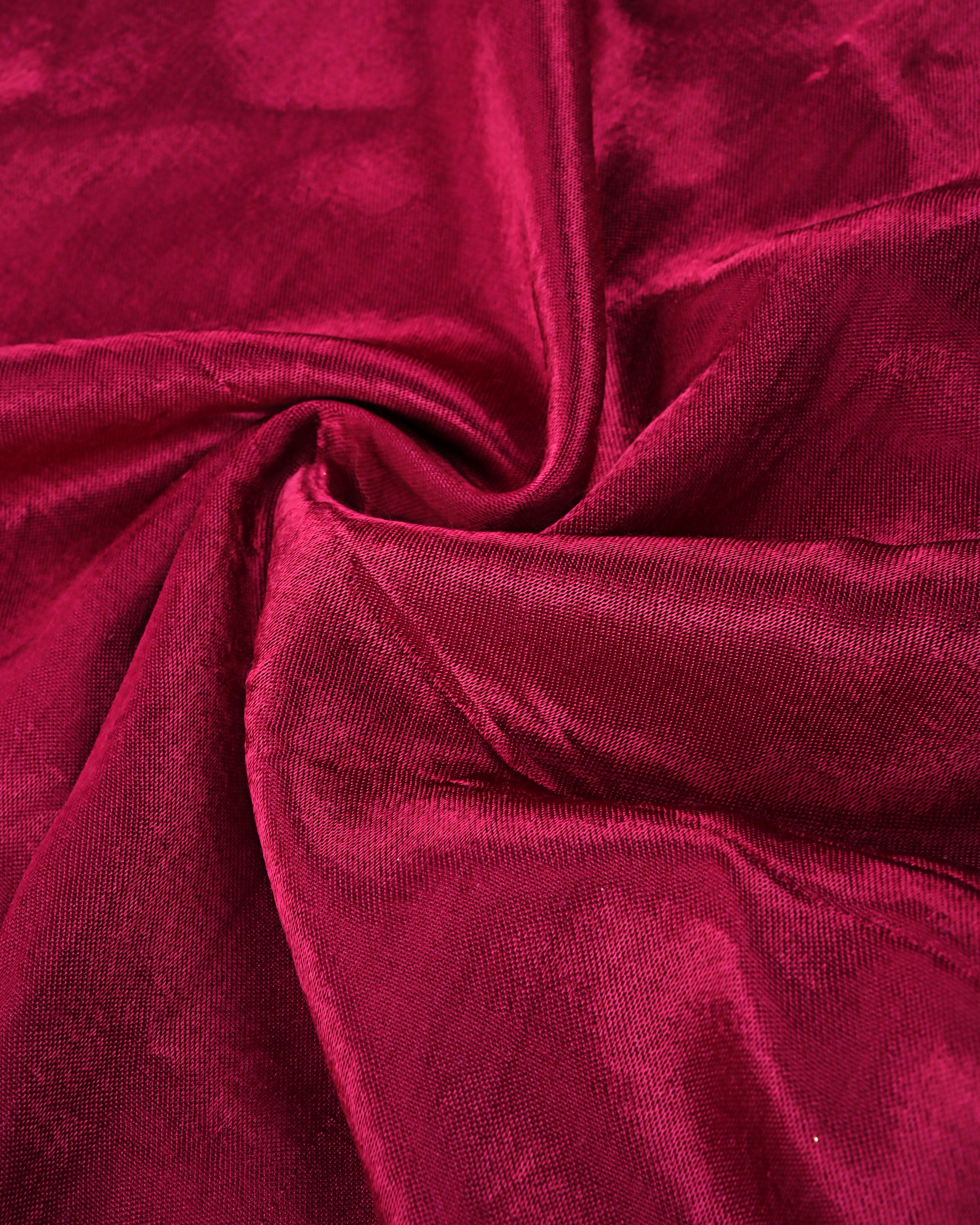 Crimson Red RCJ With Golden Floral Work Golden Work & Same Color Dupatta