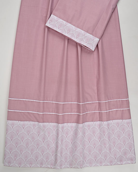 Lilac Ohbat Rida with Multi chevron Panel