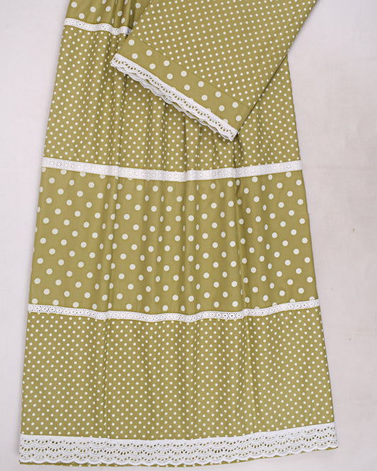 Sage Green Rida With Block & Mix Match Pattern