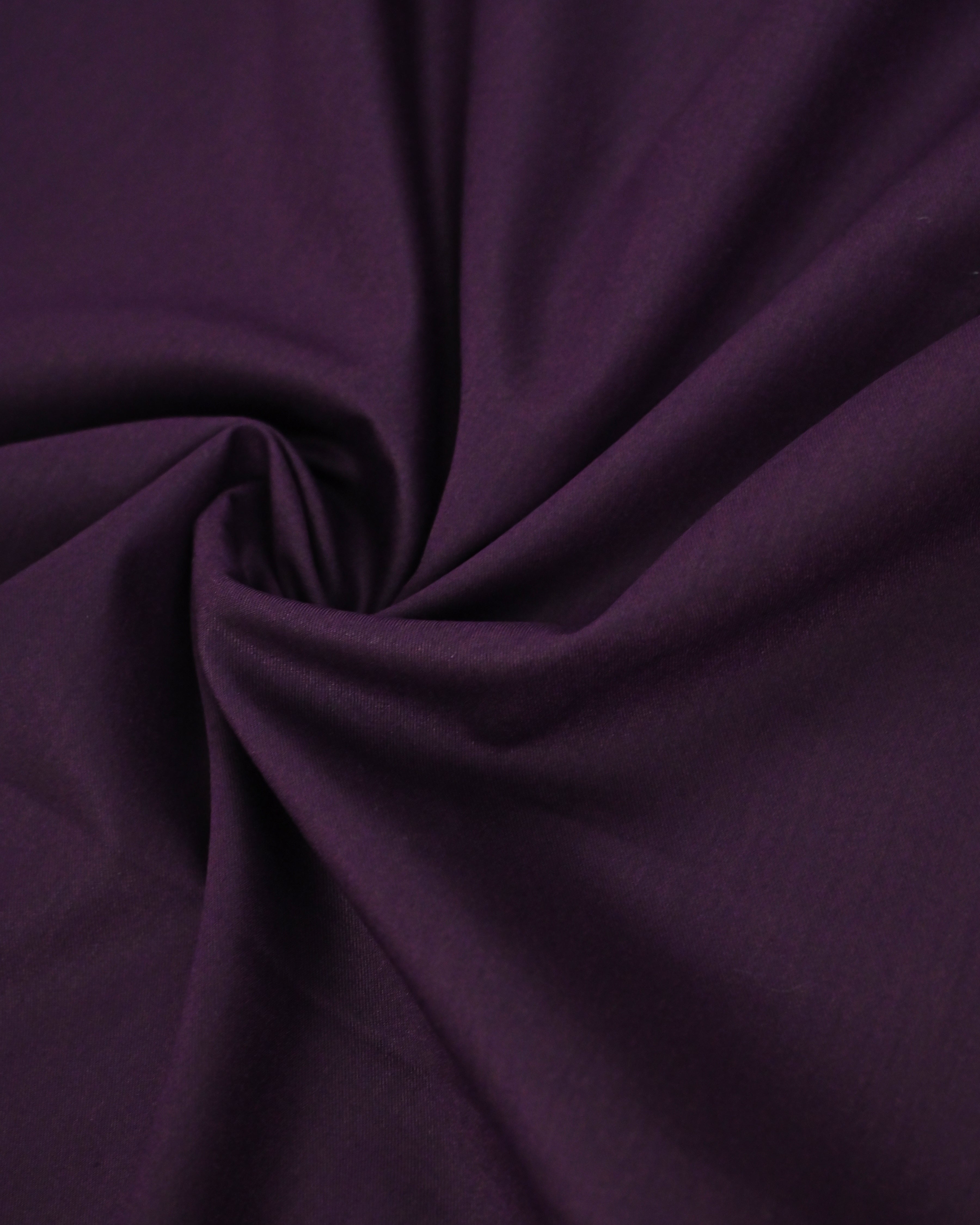 Deep Voilet Rida With Smart Plain Purple Dots Panel & Floral Applique Embroidery