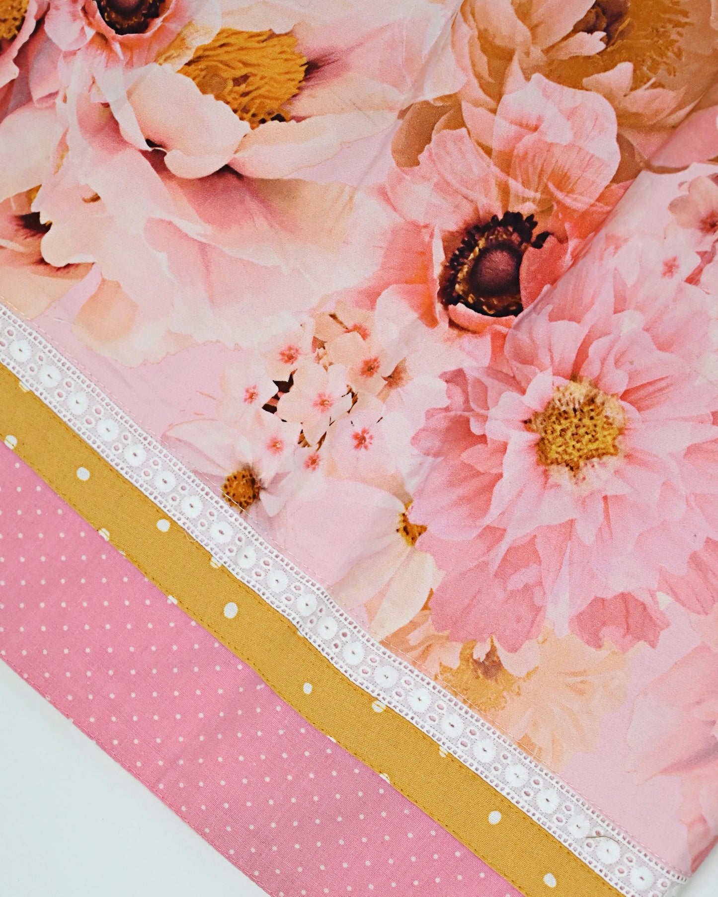 Baby Pink Rida With Smart Floral Panel & Smart Lacing