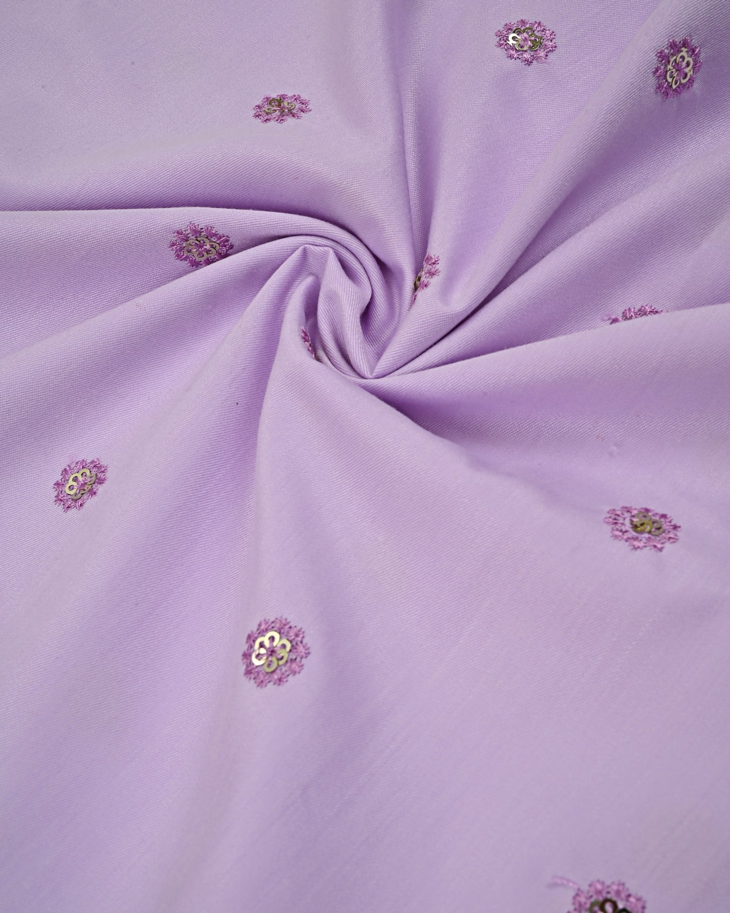 Lilac Rida All Over Booties With Smart Lacing & Dark Panel & Lite Aari Work