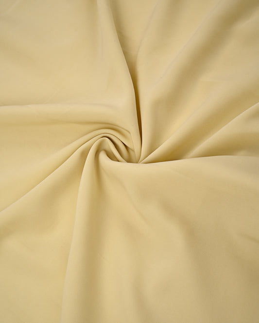 Light Yellow Abaya Ohbat With Green Panel