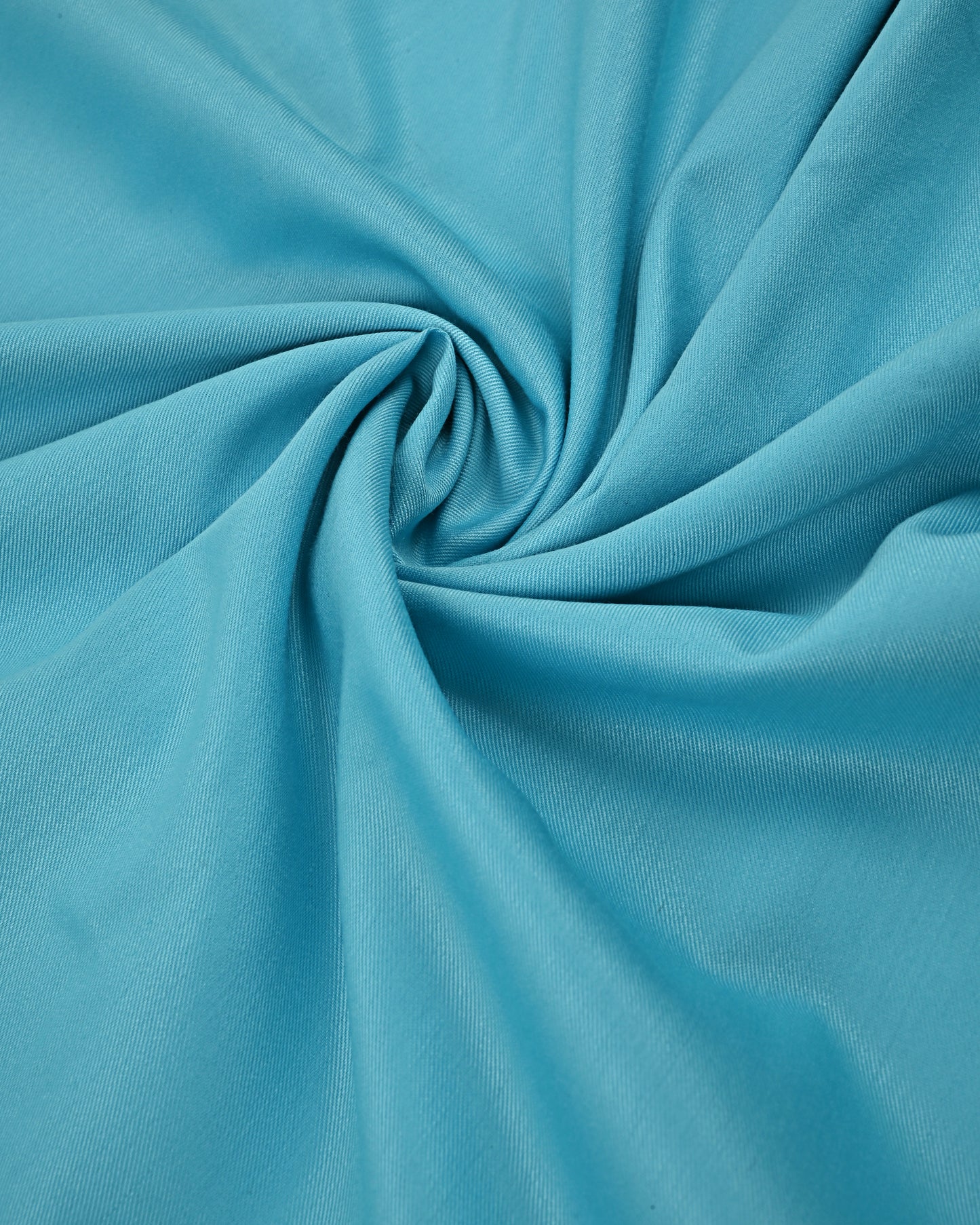 Teal Blue Rida With Smart Pipin Pattern & Rose Applique On Pipin