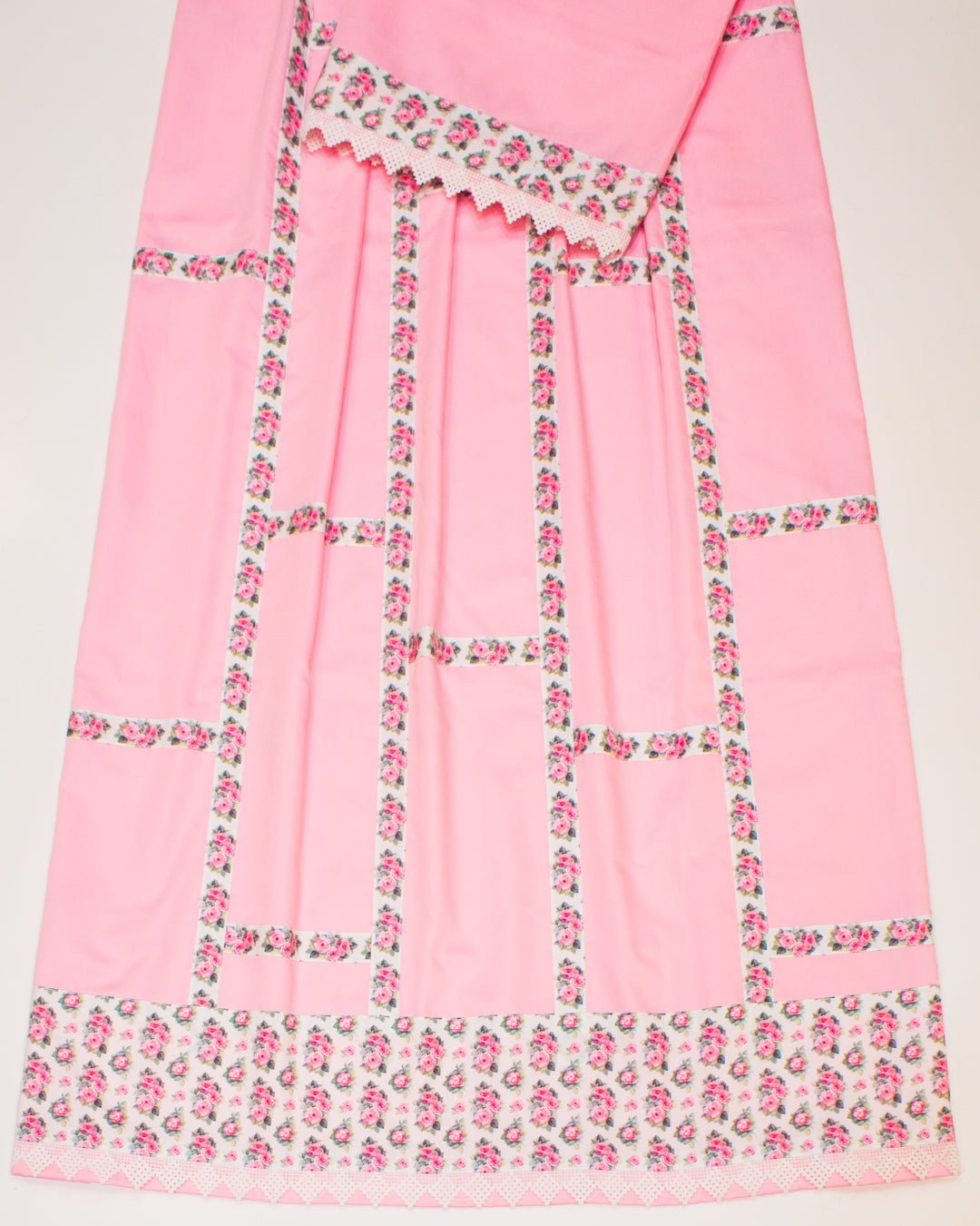 Baby Rida Baby Pink Rida With Smart Floral Printed Panel & Pattern – AL-Vard ...