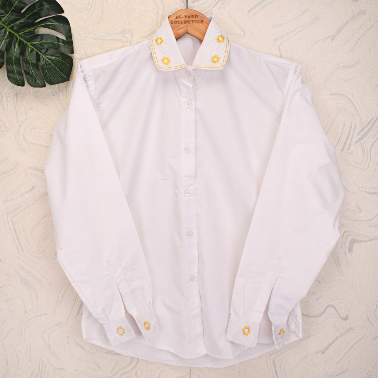 Al Vard Shirt With Embroidery