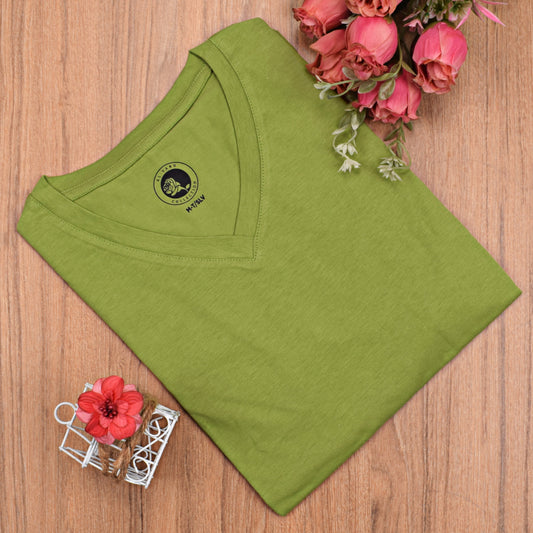 Women's Mehndi Green T-Shirt