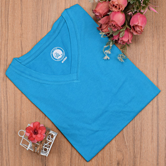 Women's Peacock Blue T-Shirt